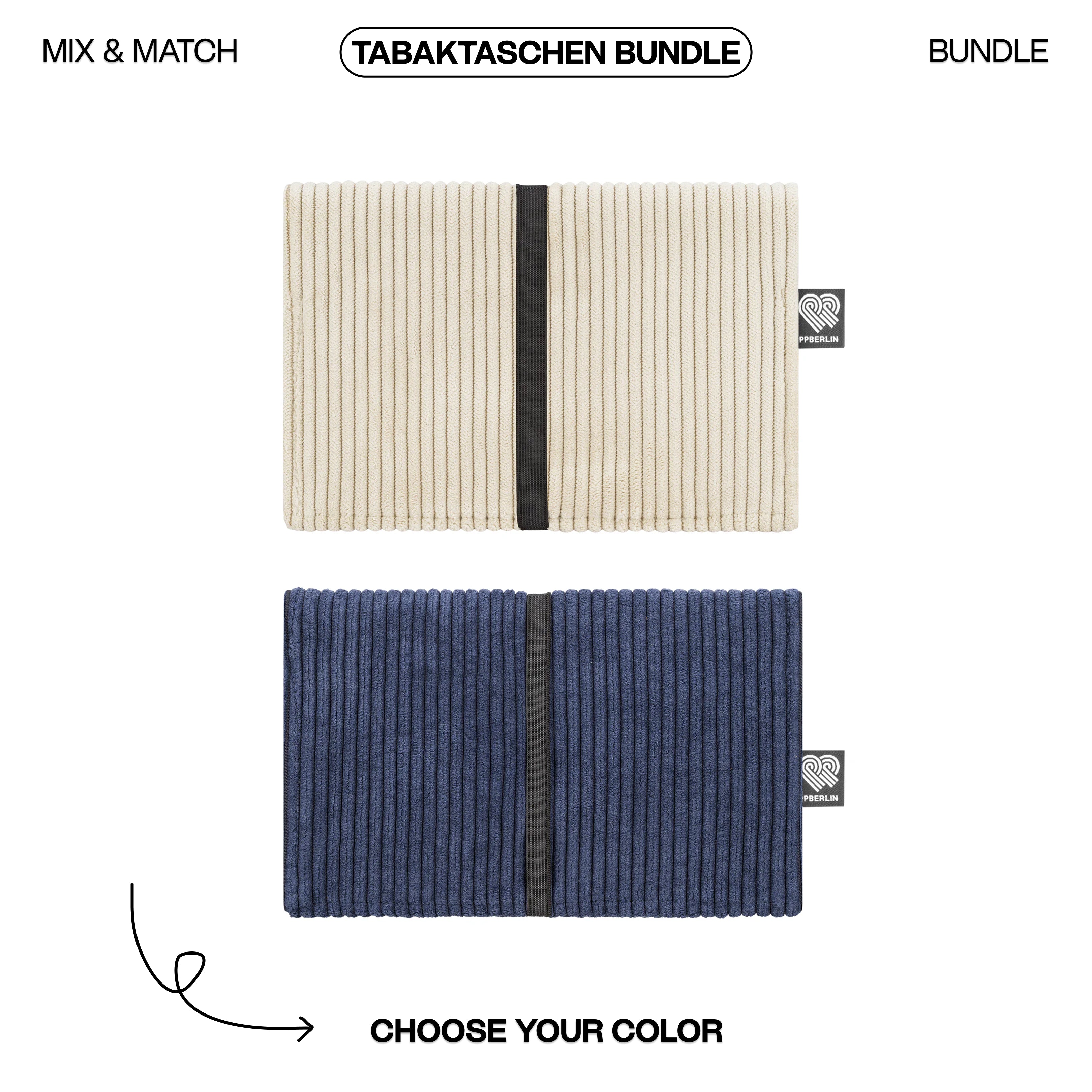 Tabaktaschen Bundle "Duo"