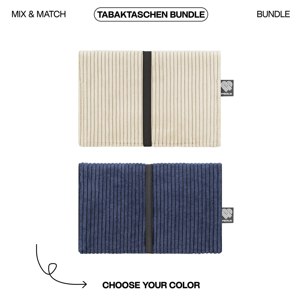 Tabaktaschen Bundle "Duo"