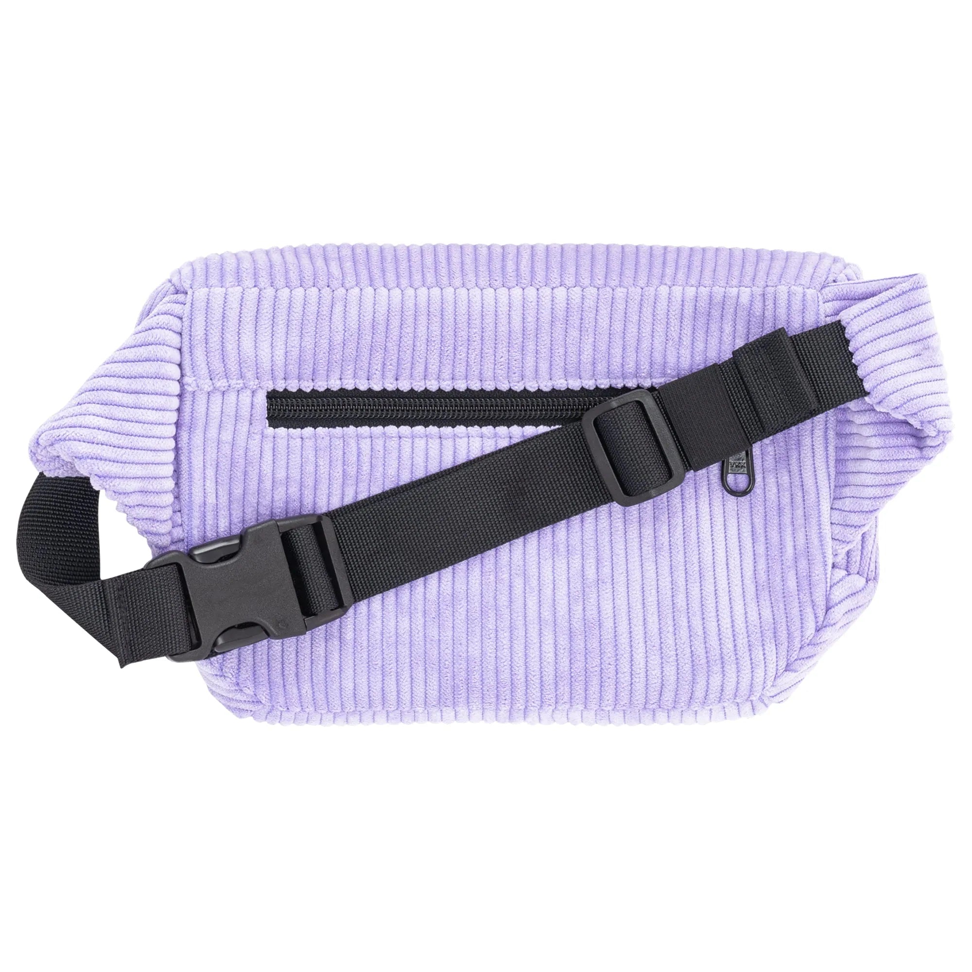 Bauchtasche eckig, Cord Flieder Rückansicht (1) #farbe_flieder