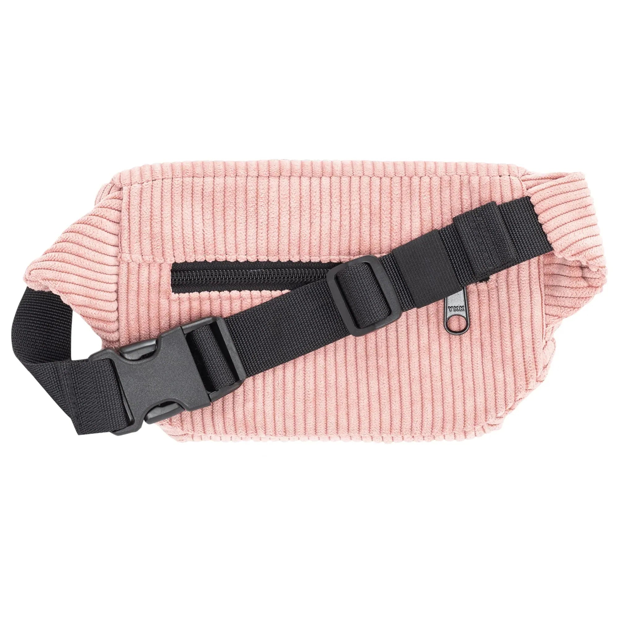 Bauchtasche Eckig klein, Cord Rosa Rückansicht (1) #farbe_Rosa