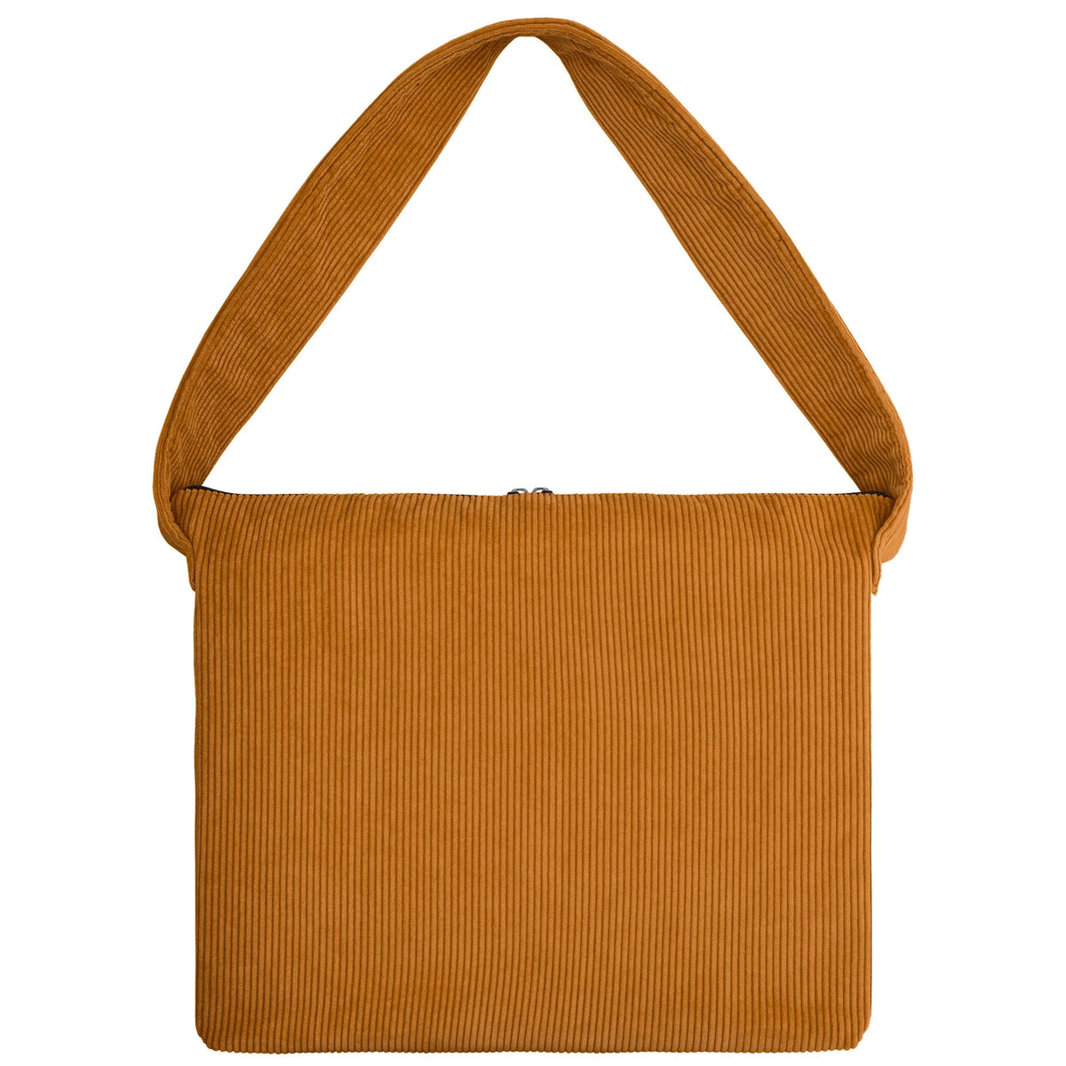 Schultertasche Groß Cord Ocker Rückansicht (1) #farbe_Ocker