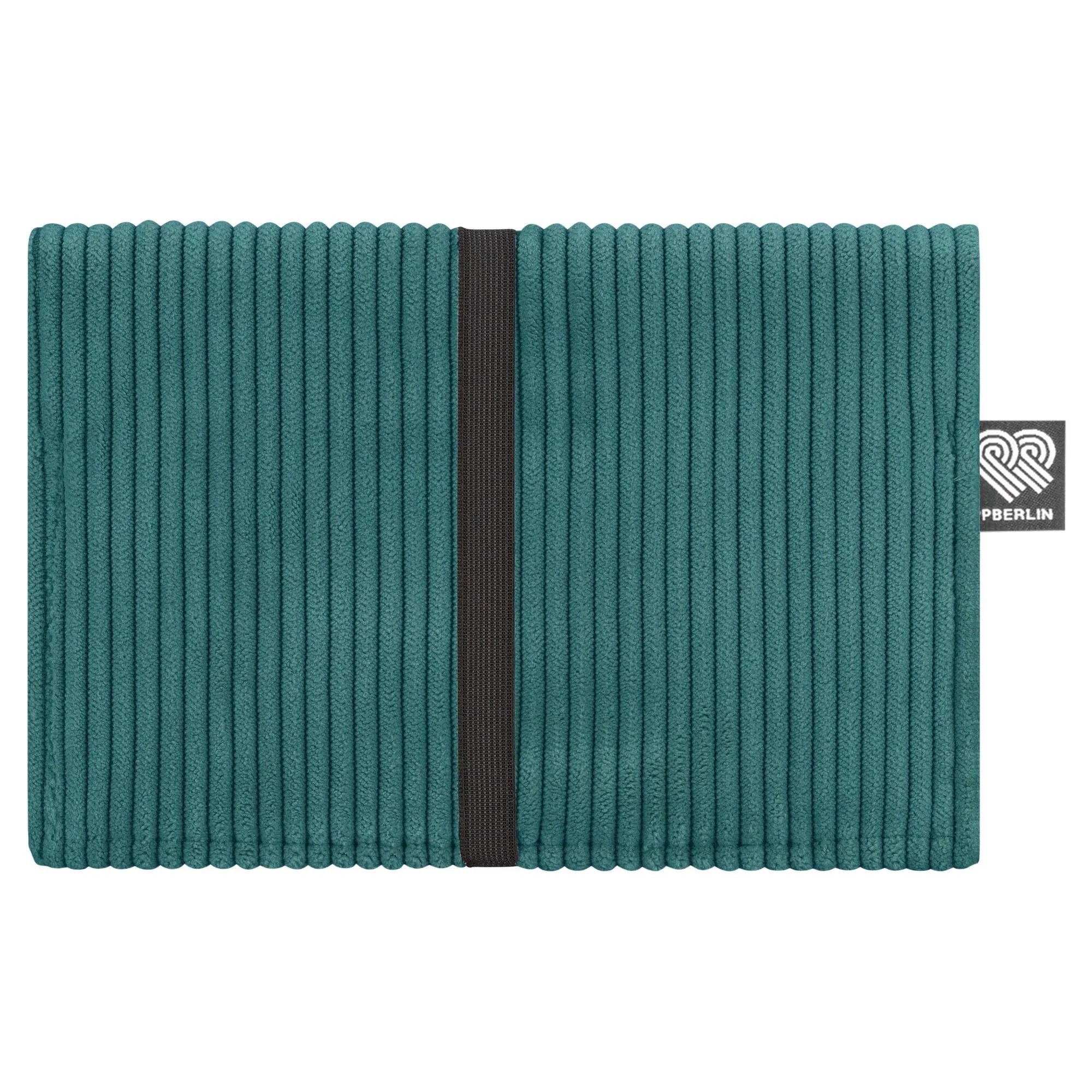 Tabaktasche, Cord Petrol Vorderansicht (0) #farbe_Petrol