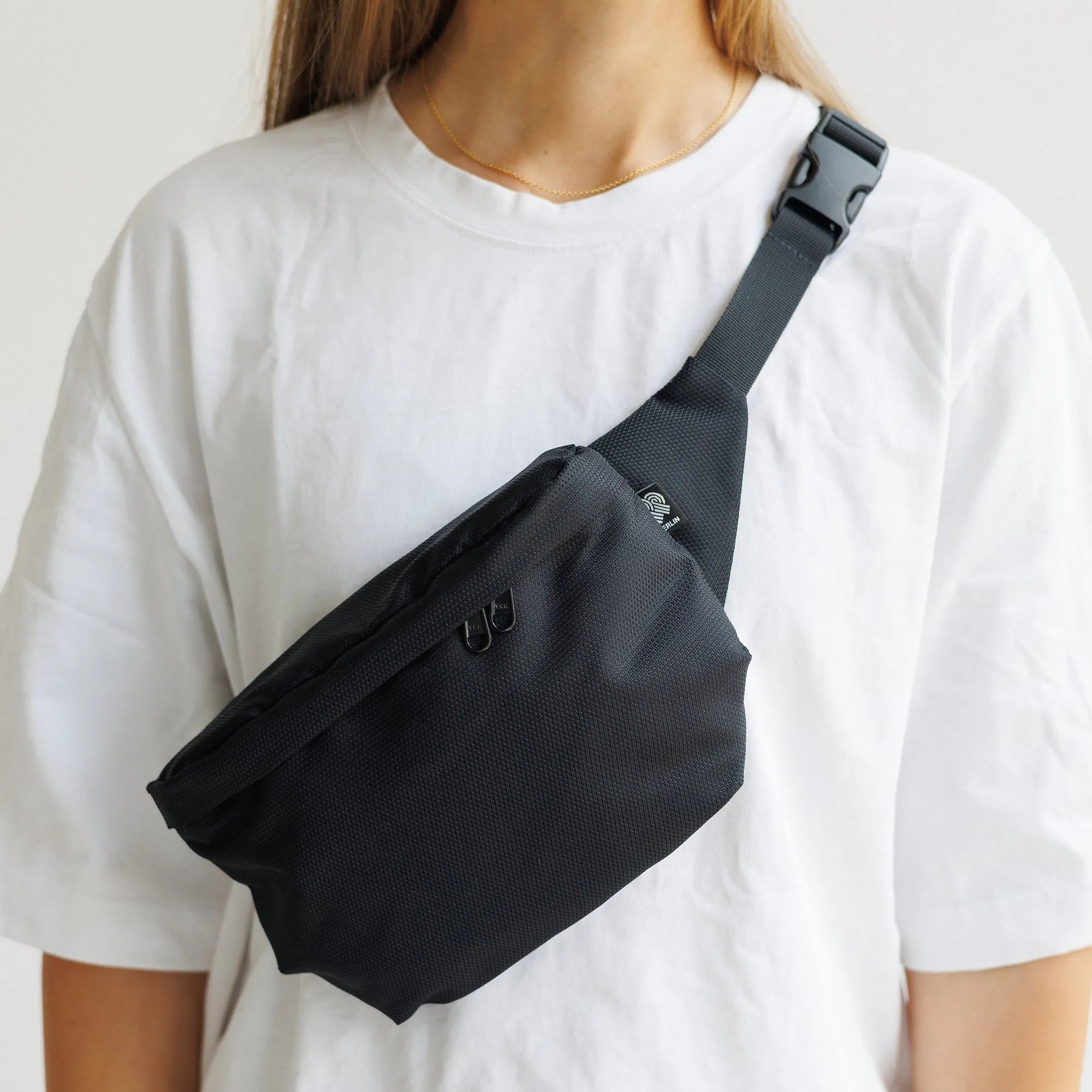 Bauchtasche eckig, Meeresplastik schwarz (2) #farbe_schwarz