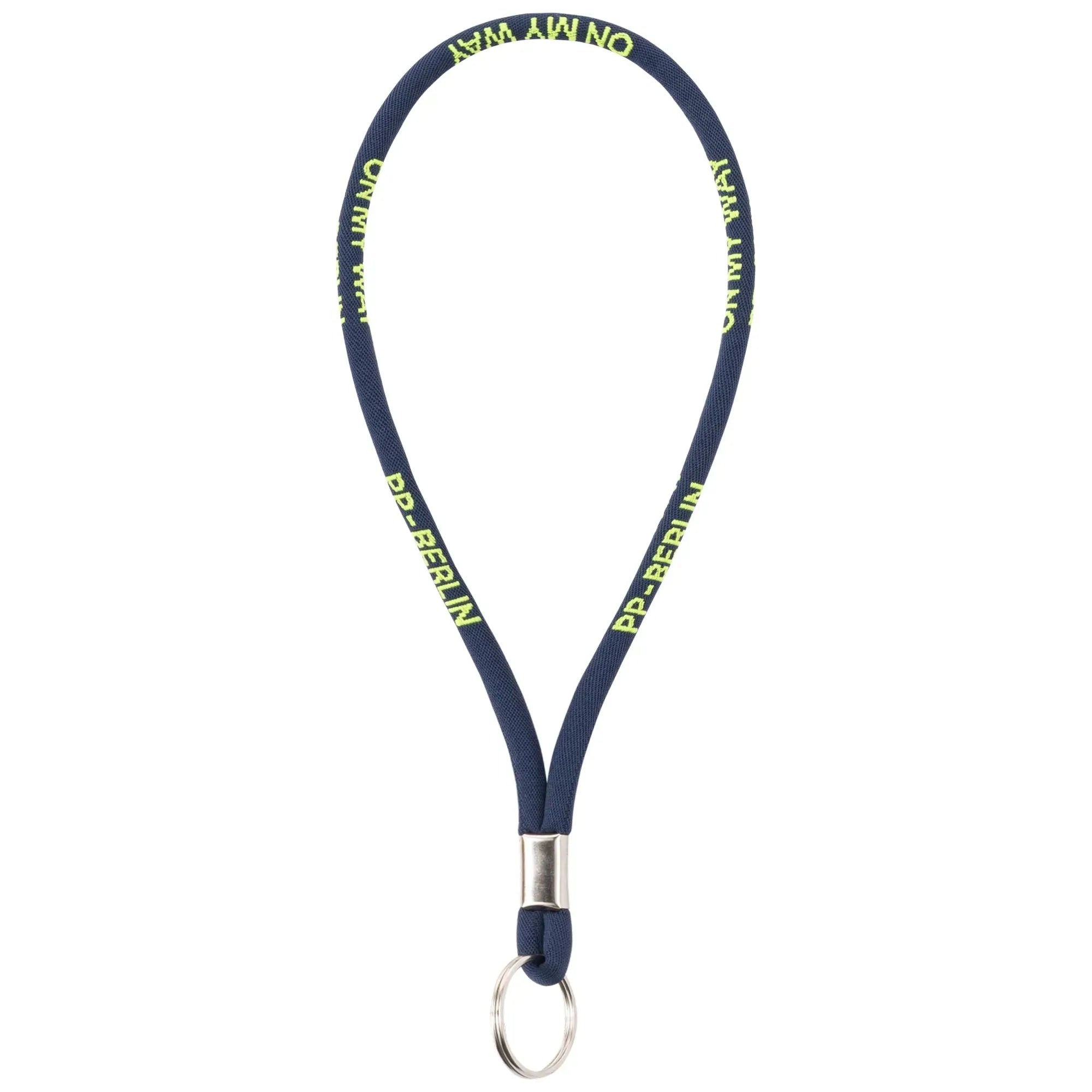 PP-Berlin Lanyard / kurzes Schlüsselband French Navy Vorderansicht (0) #farbe_French Navy