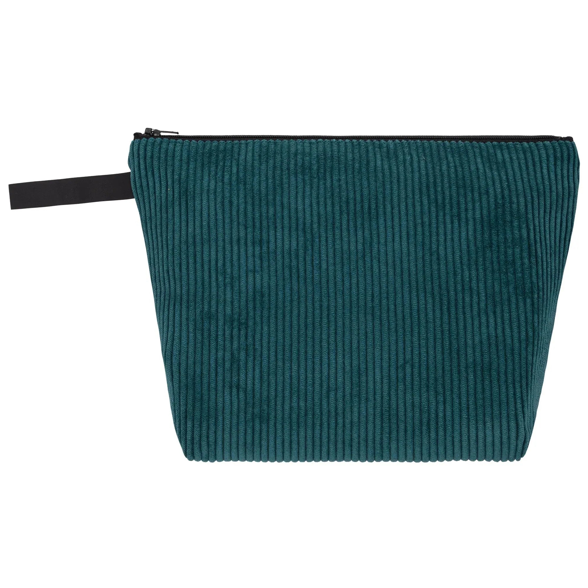 Kulturbeutel medium Cord Petrol Rückansicht (1) #farbe_Petrol