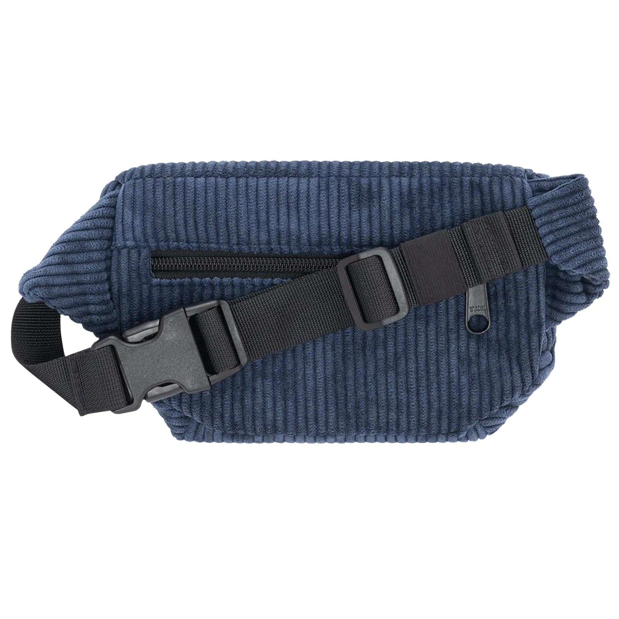 Bauchtasche Eckig klein, Cord Dunkelblau Rückansicht (1) #farbe_Dunkelblau