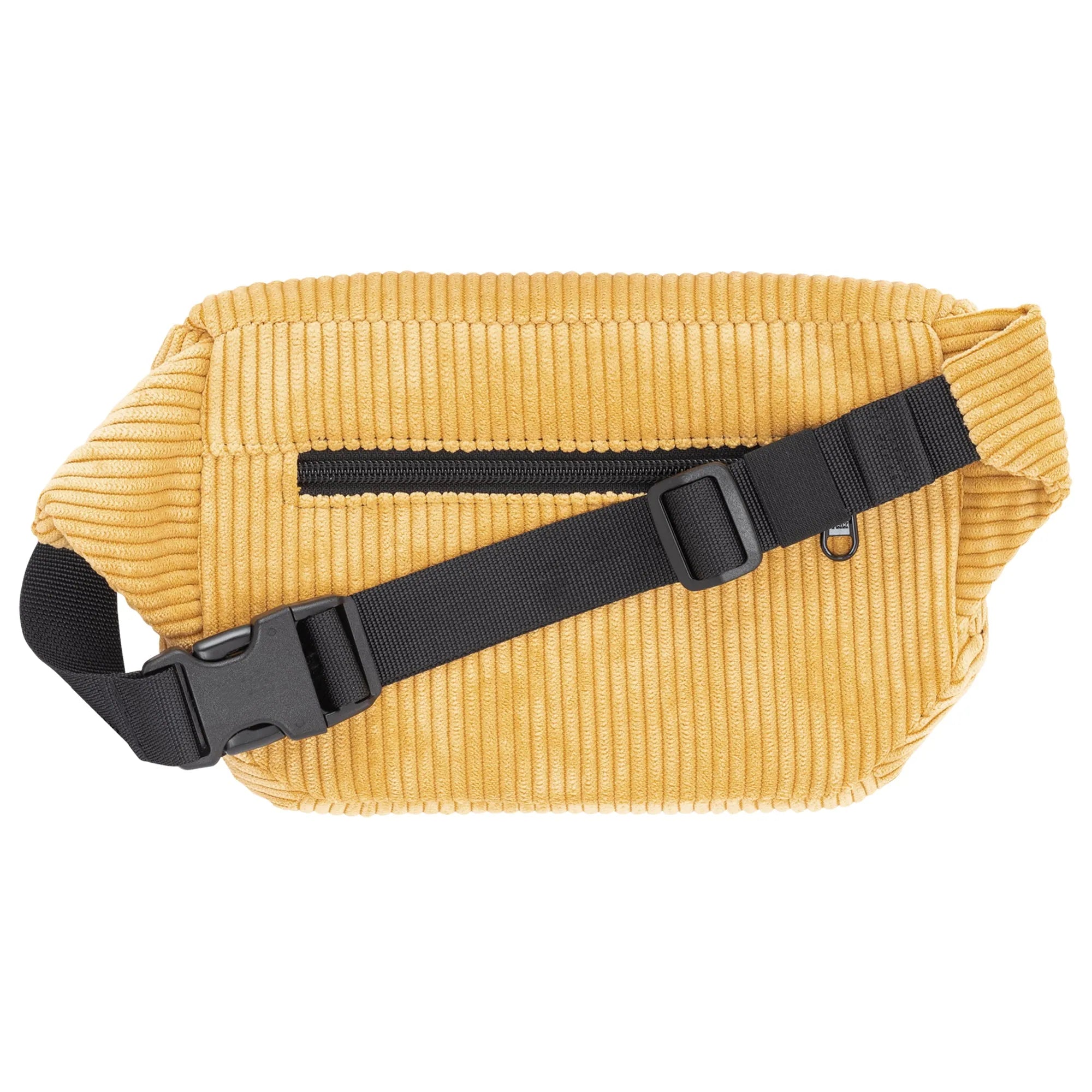 Bauchtasche eckig, Cord Currygelb Rückansicht (1) #farbe_currygelb