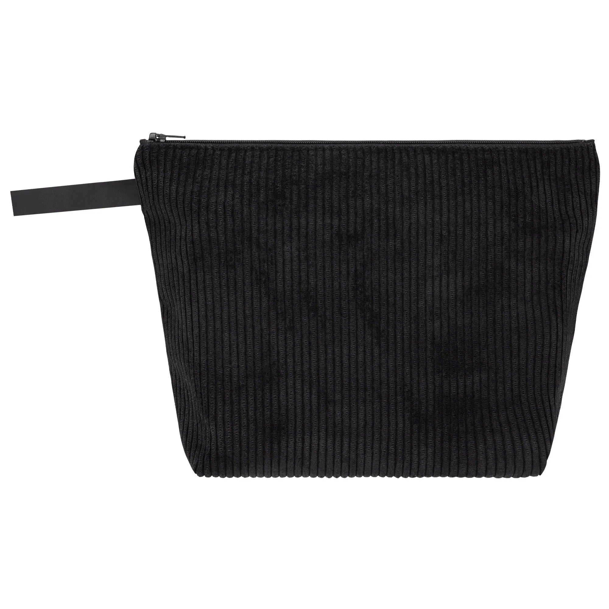 Kulturbeutel medium Cord Schwarz Rückansicht (1) #farbe_Schwarz