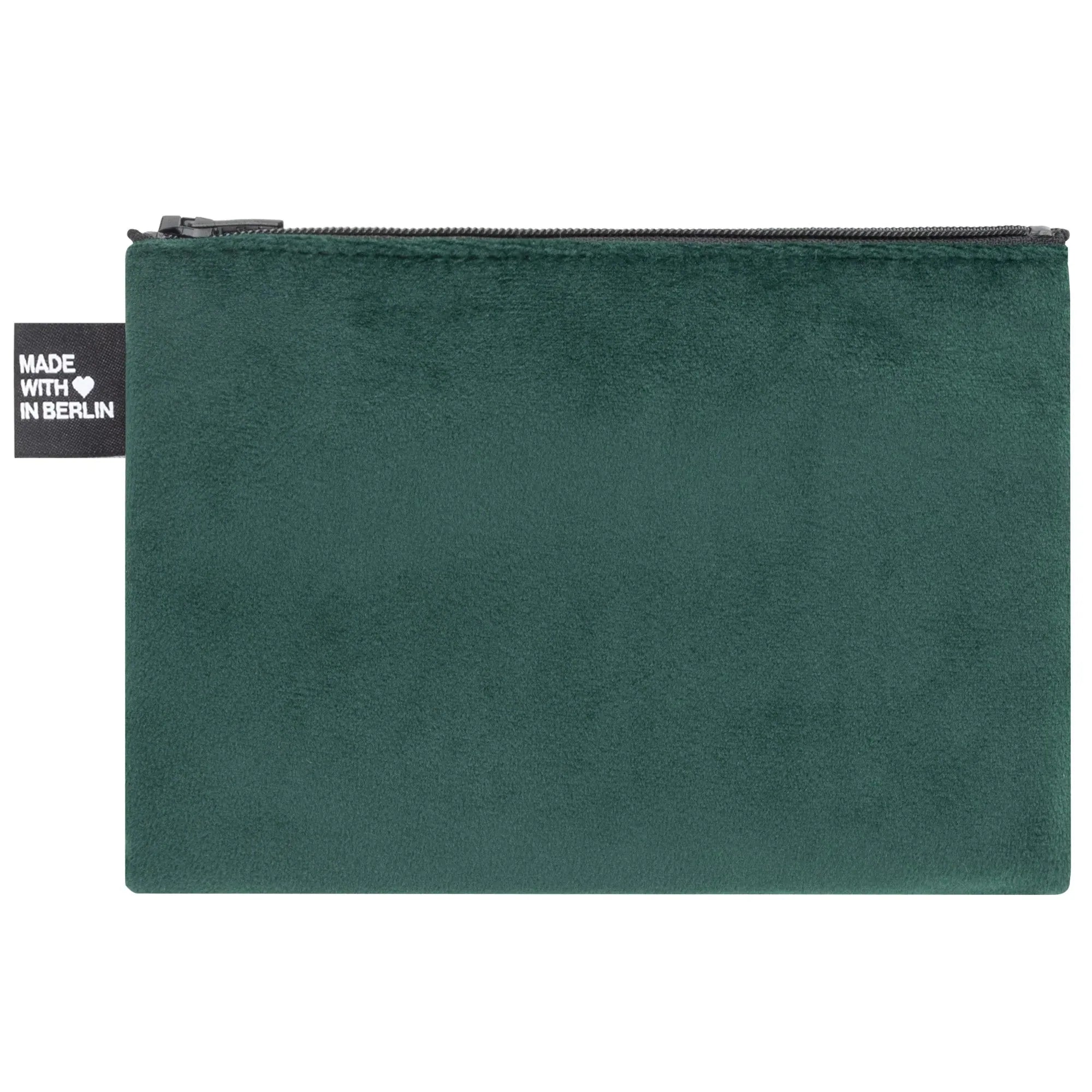 Etui medium, Samt Grün Rückseite (1) #farbe_grün