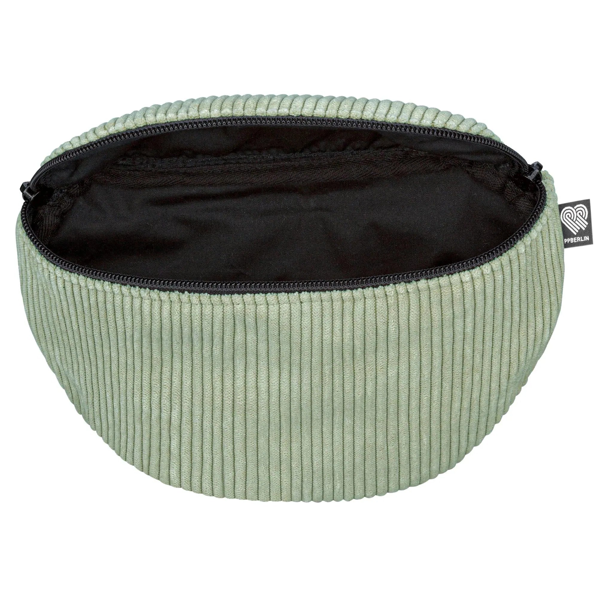 Bauchtasche klassisch, Cord Mint Innenansicht (2) #farbe_Mint