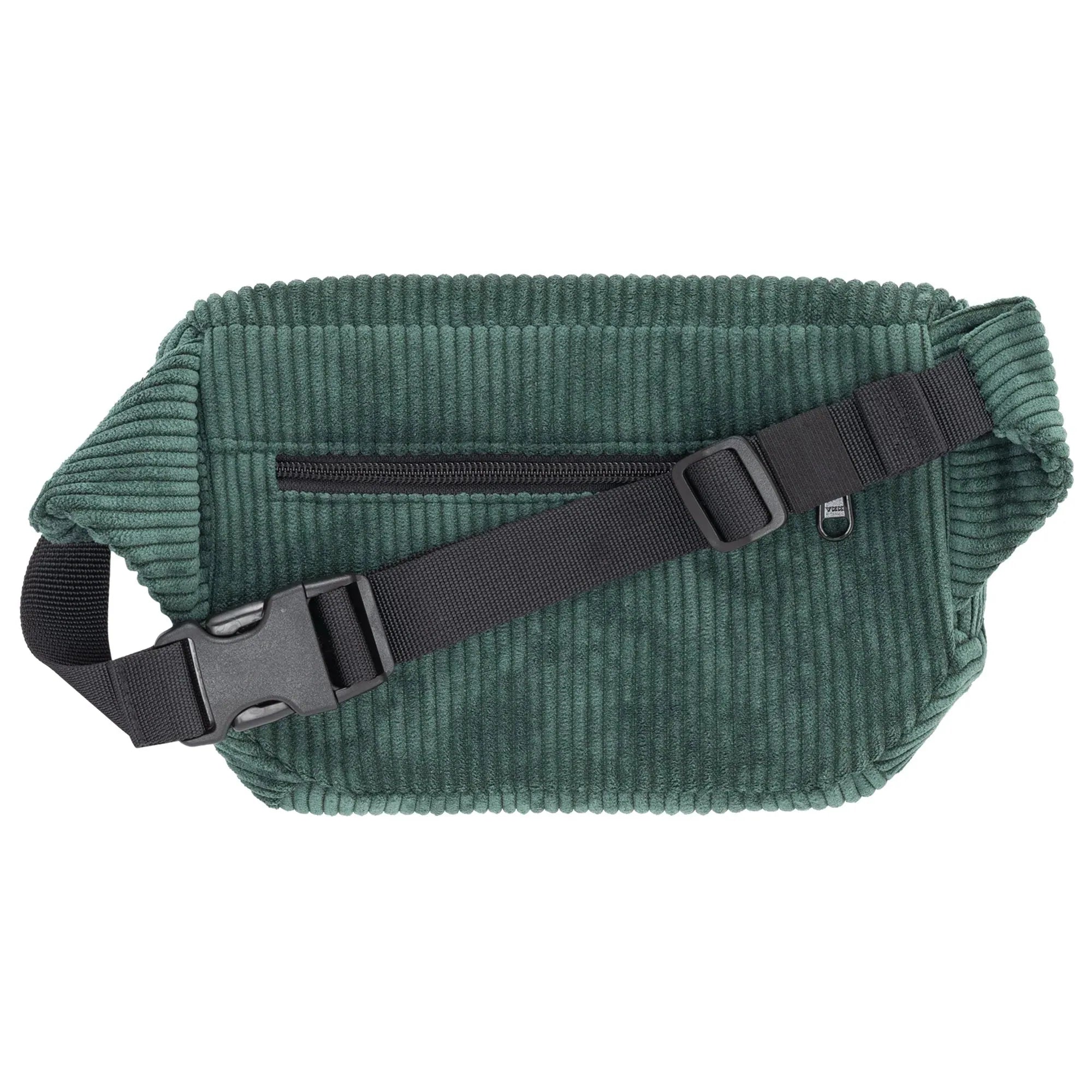 Bauchtasche eckig, Cord Grün Rückansicht (1) #farbe_grün