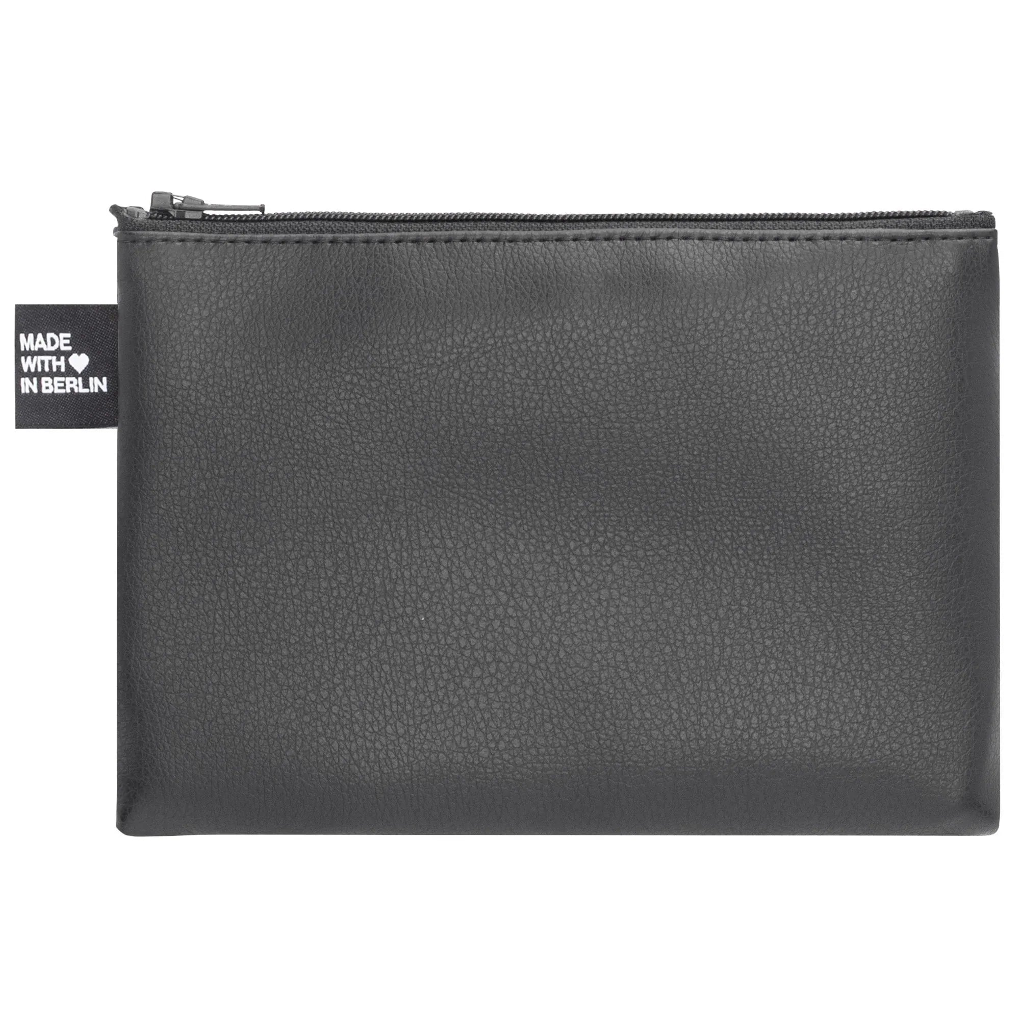 Etui medium, Kunstleder Schwarz Rückseite (1) #farbe_schwarz