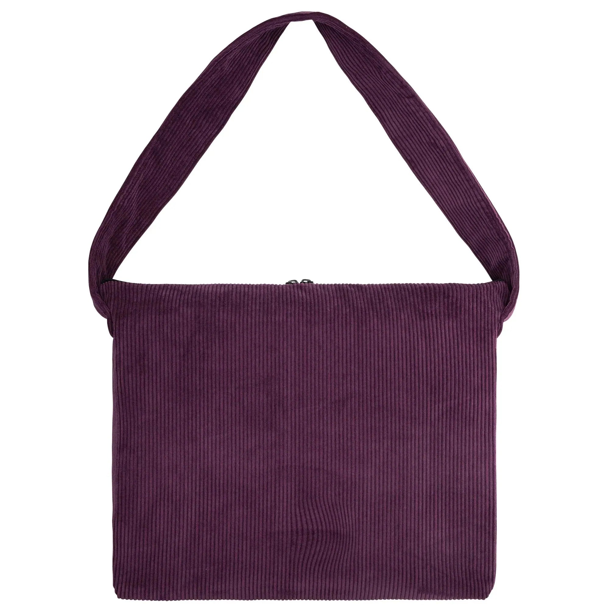 Tragetasche groß Cord Aubergine Rückansicht (1) #farbe_Aubergine