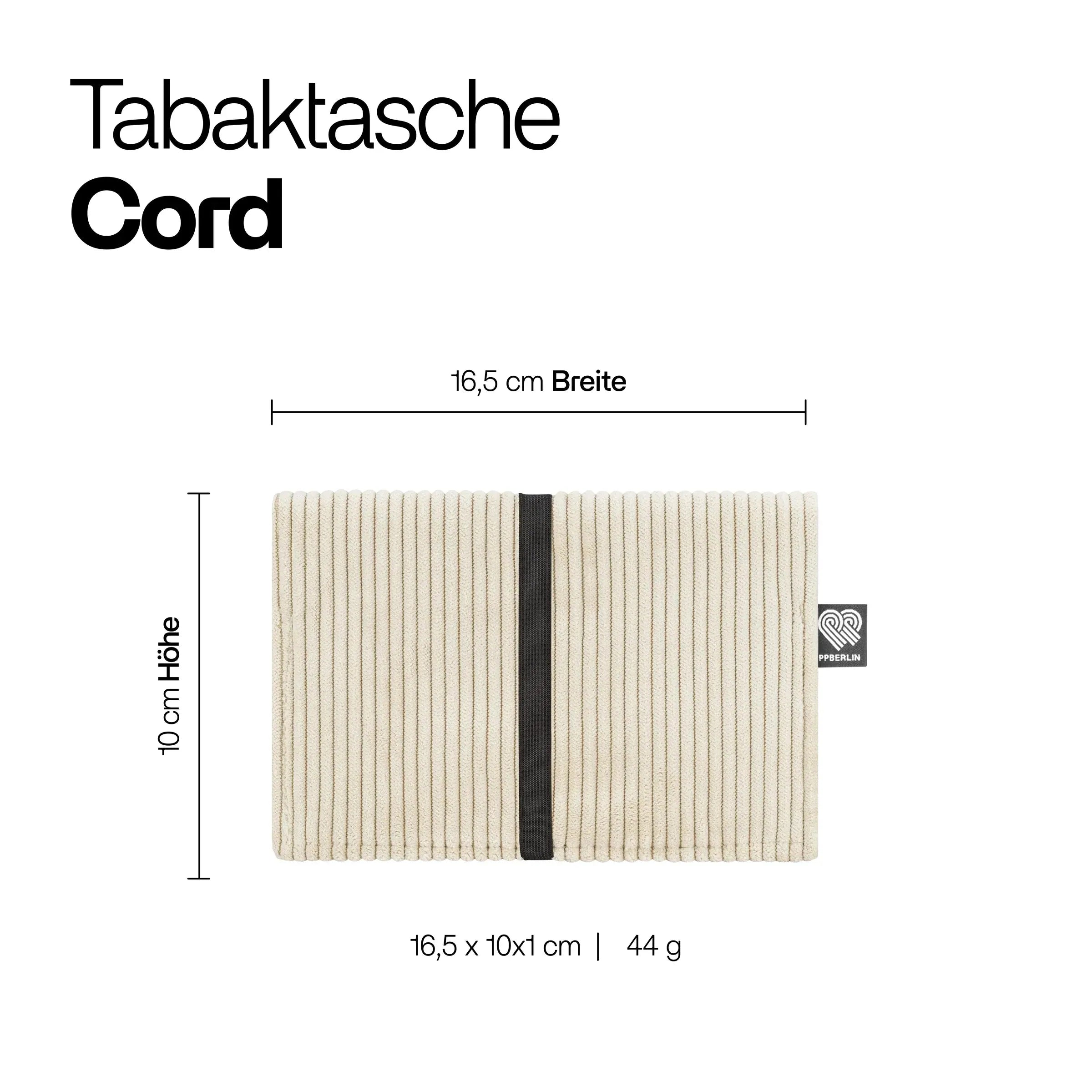 Technische Zeichnung Tabaktasche