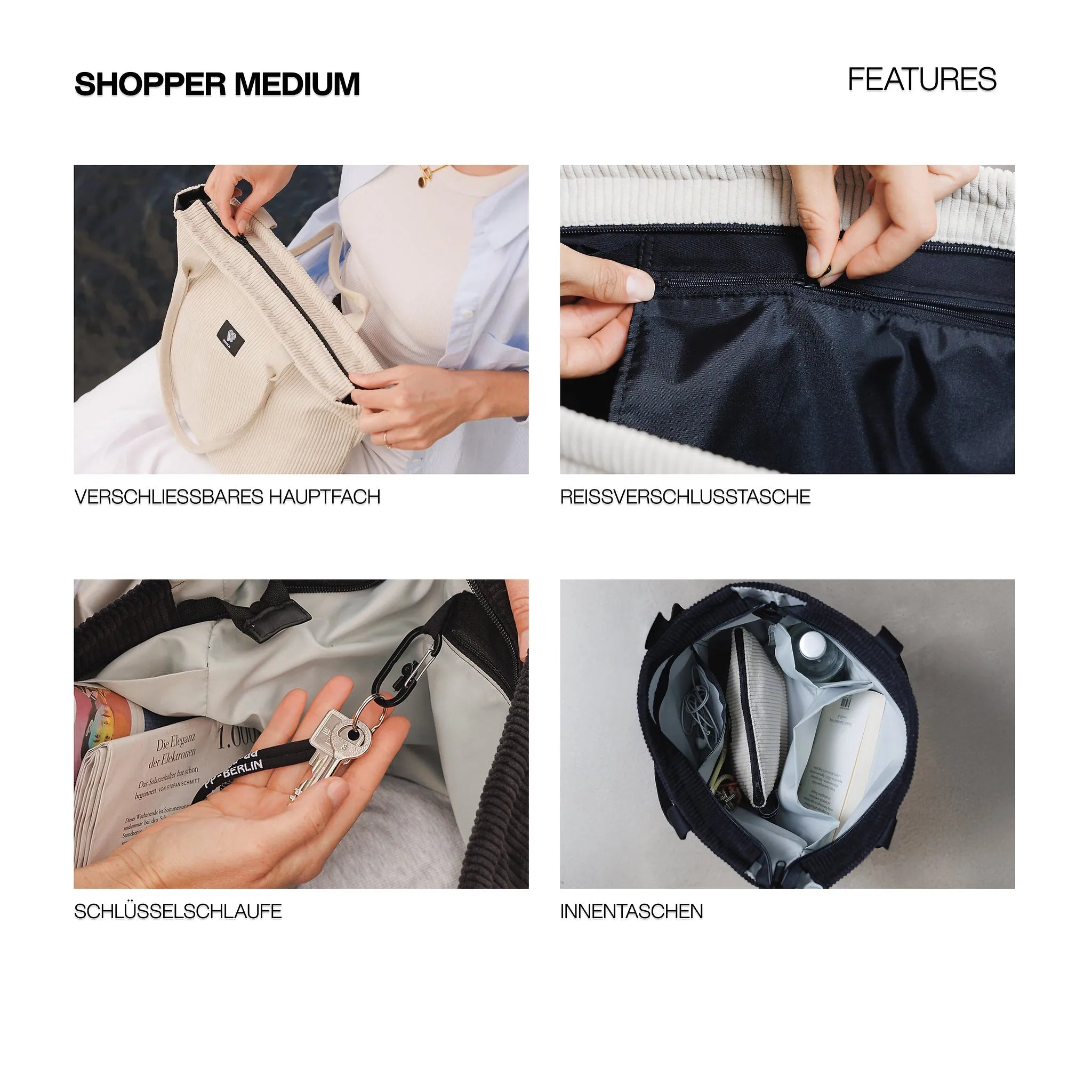 Shopperbag Medium Cord
