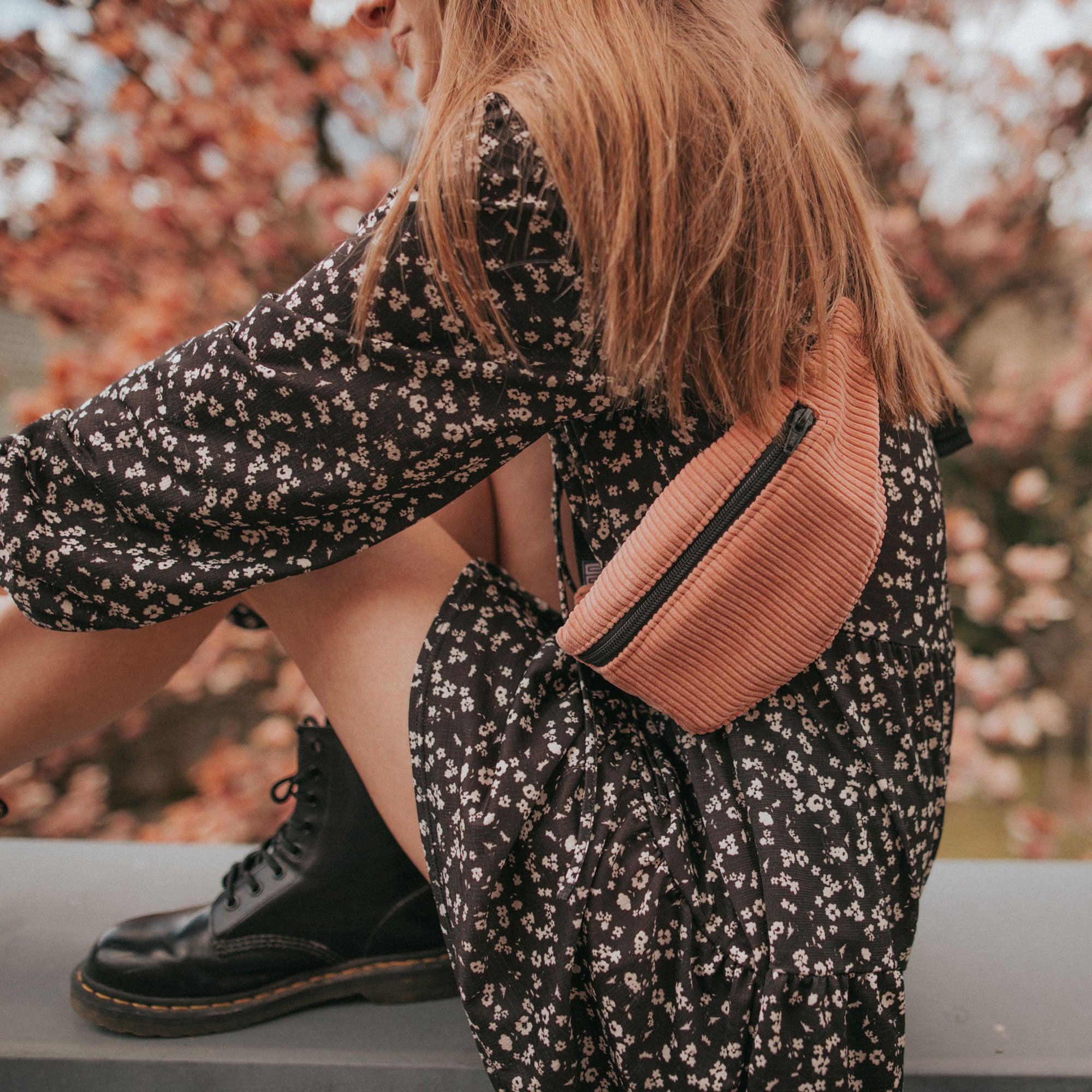 Bauchtasche schmal, Cord rosa (3) #farbe_rosa