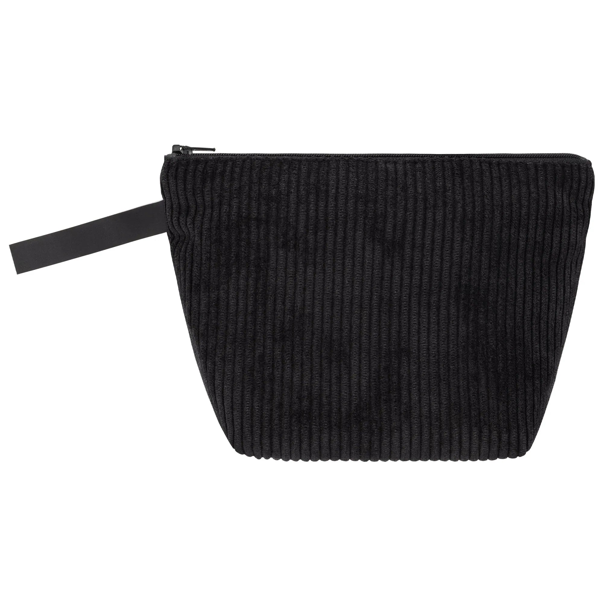 Kulturbeutel klein Cord Schwarz Rückansicht (1) #farbe_Schwarz