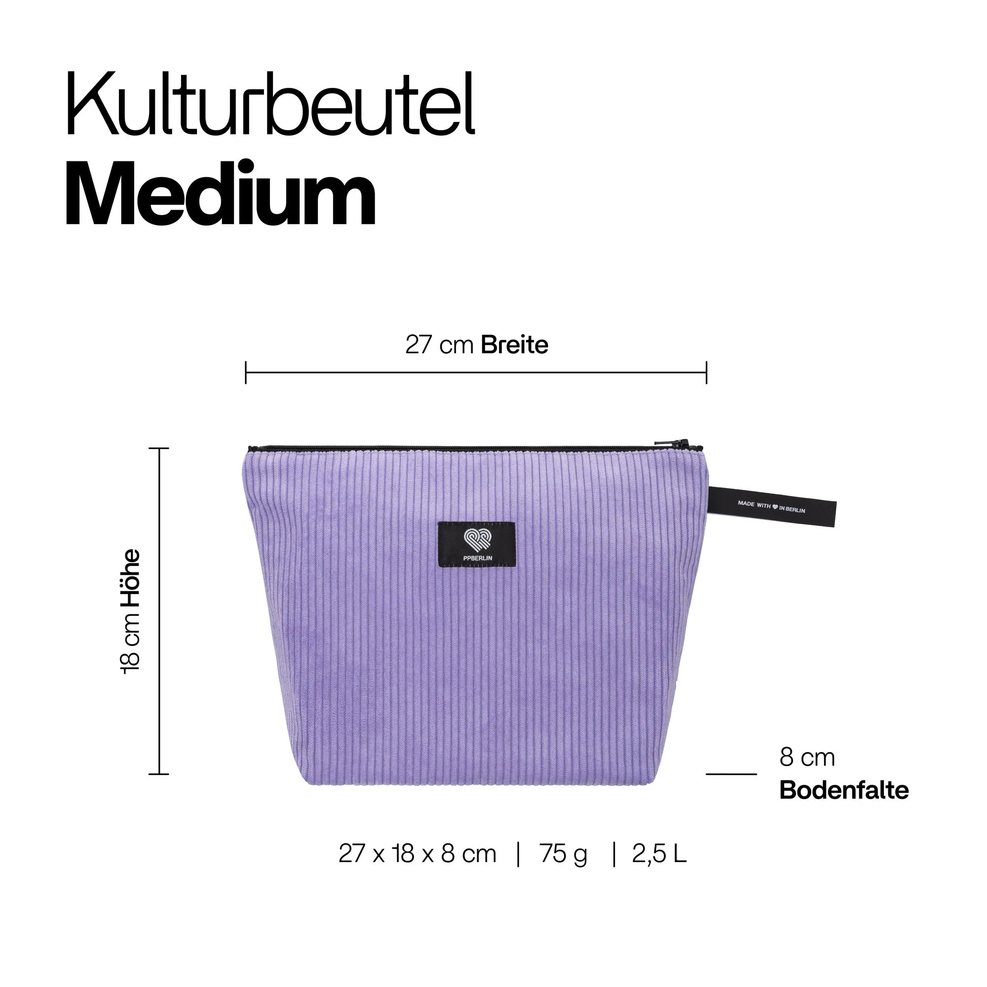 Kulturbeutel medium Cord Flieder Technische Zeichnung (5) #farbe_flieder