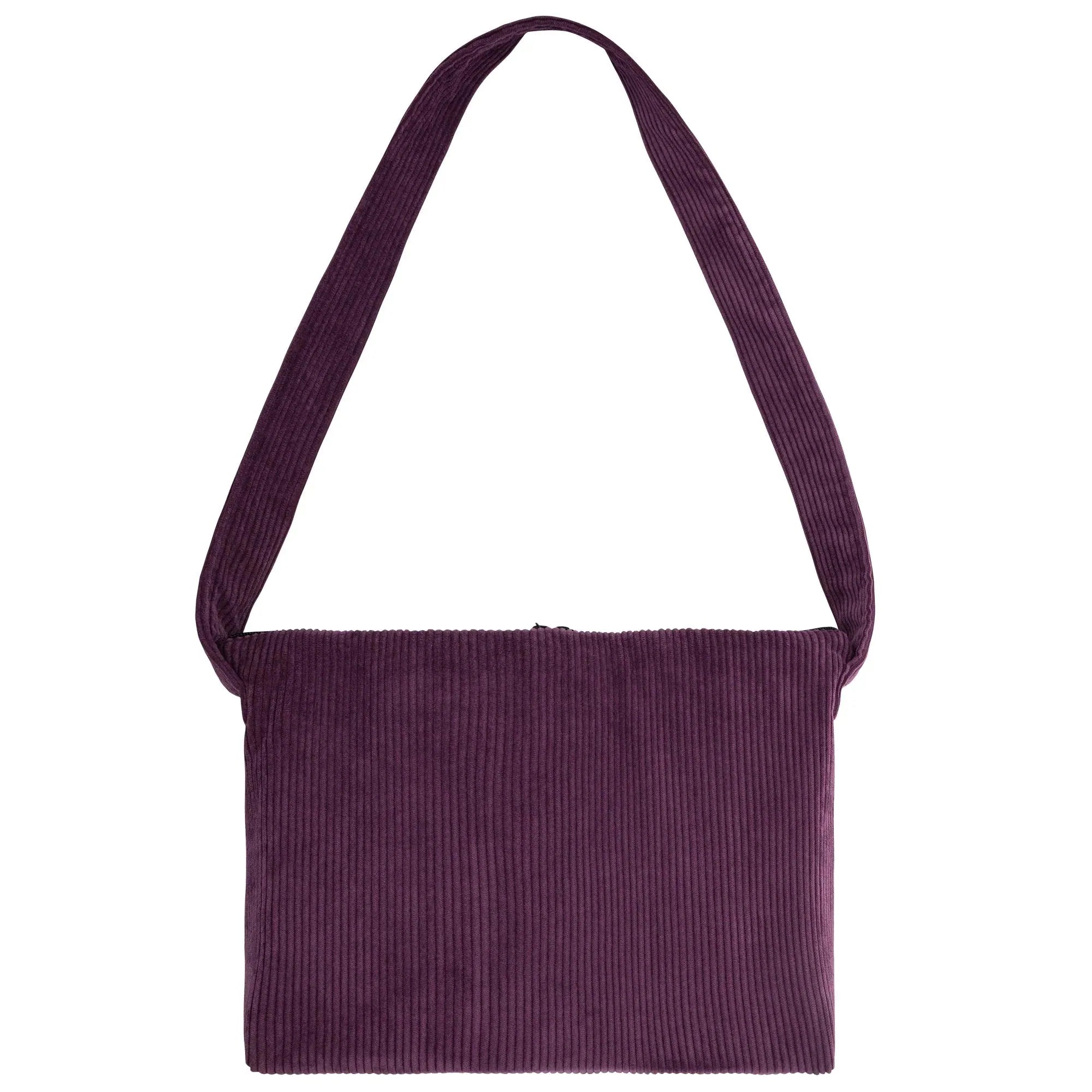 Tragetasche medium Cord Aubergine Rückansicht (1) #farbe_Aubergine