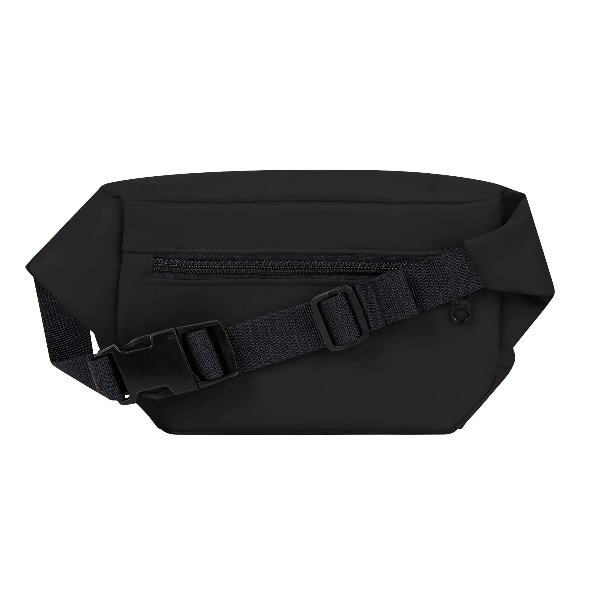 Bauchtasche eckig, Kunstleder Mattschwarz (1) #farbe_mattschwarz