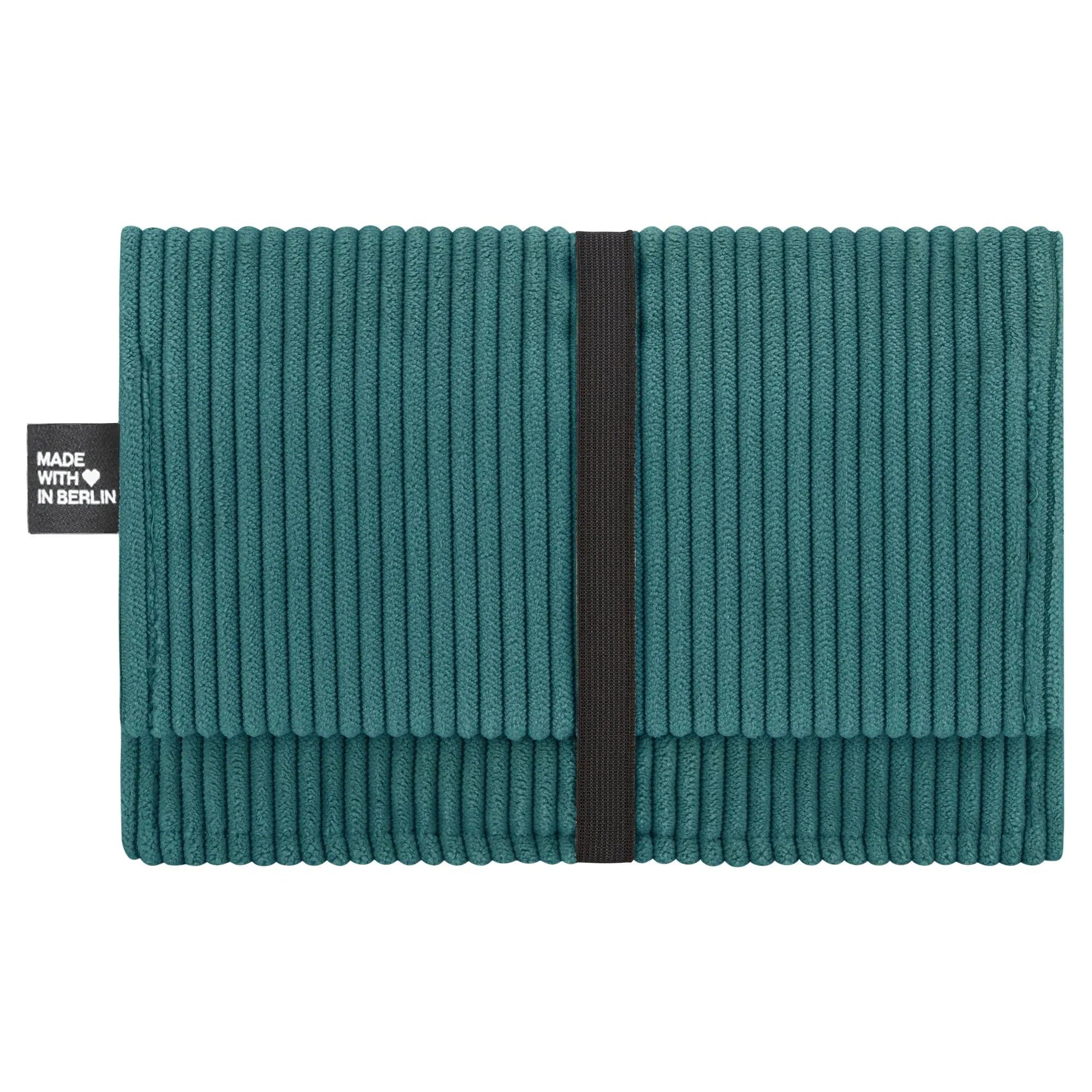 Tabaktasche, Cord Petrol Rückansicht (1) #farbe_Petrol