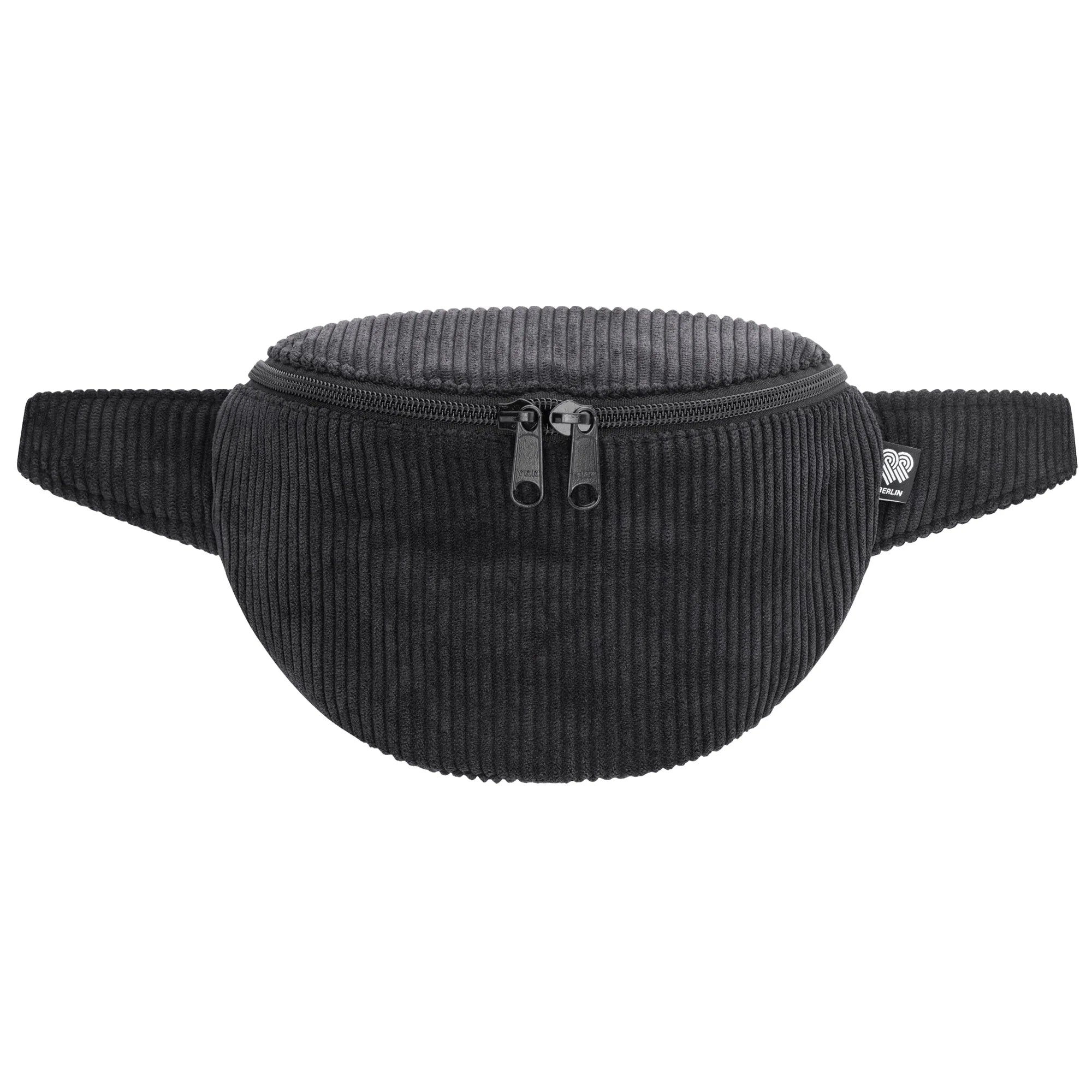 Bauchtasche klassisch, Cord Schwarz Vorderansicht (0) #farbe_Schwarz