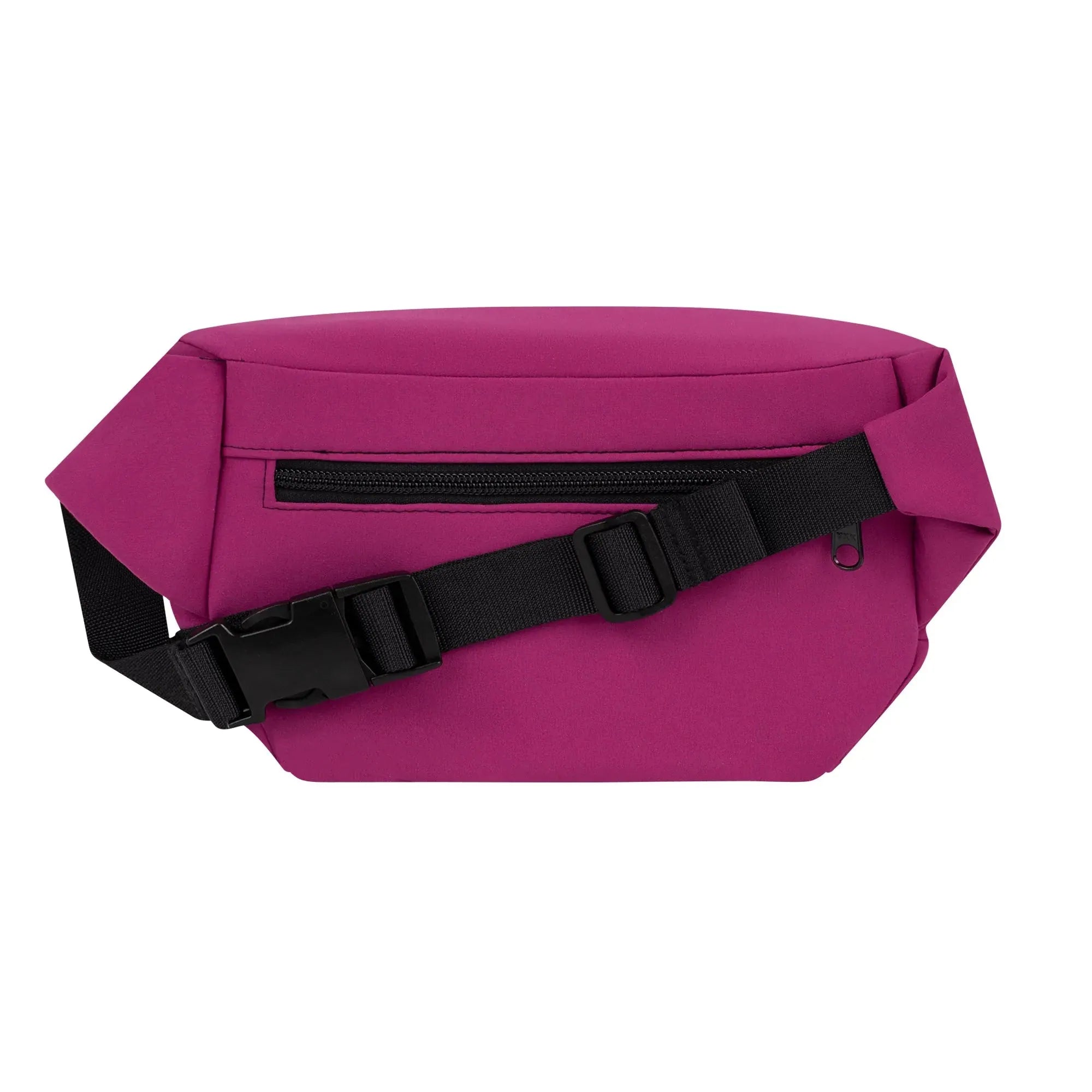 Bauchtasche eckig, Softshell Fuchsia Rückansicht (1) #farbe_Fuchsia