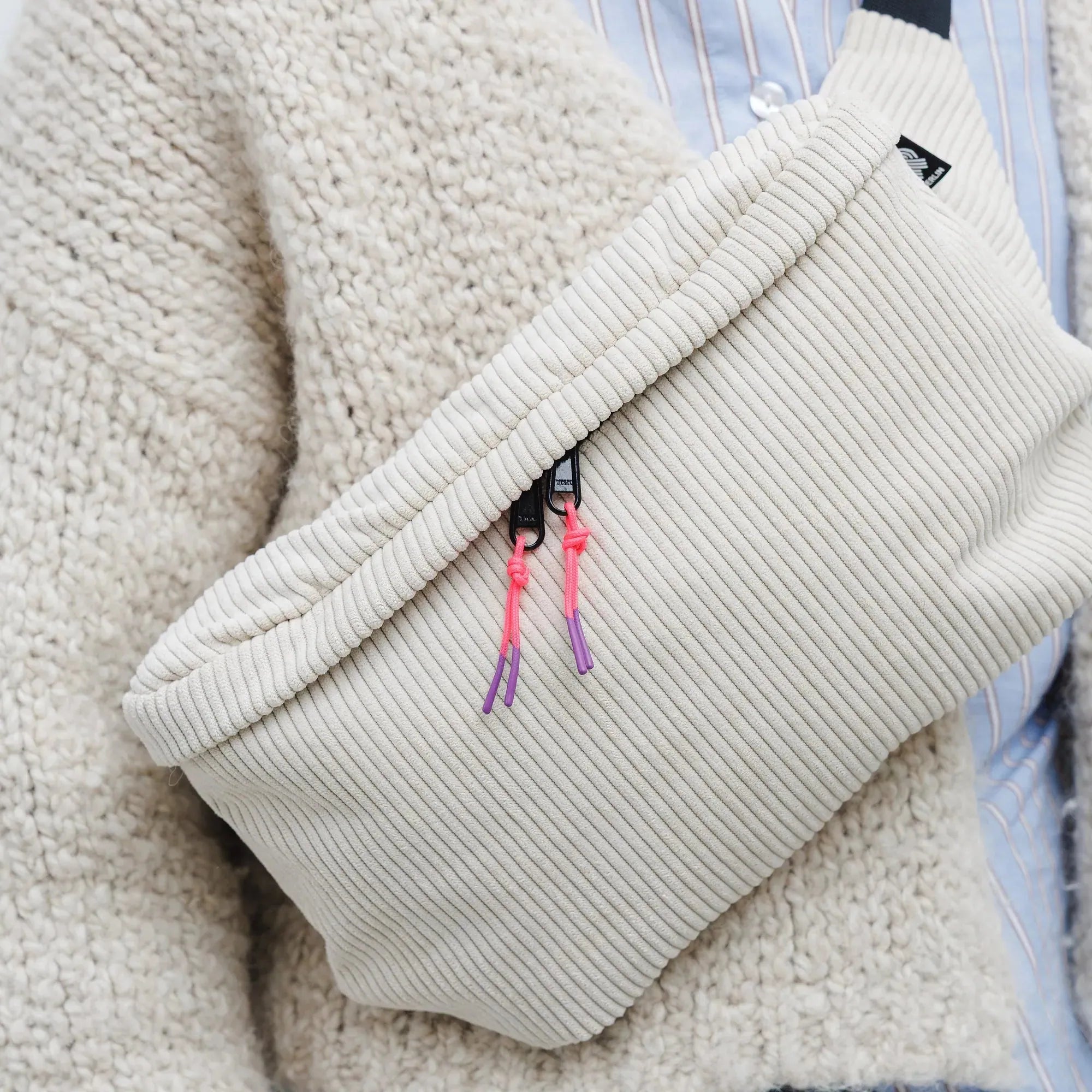 Zipper Puller (2 Stück) Neonpink/Lila Detail1 (4) #farbe_Neonpink/Lila