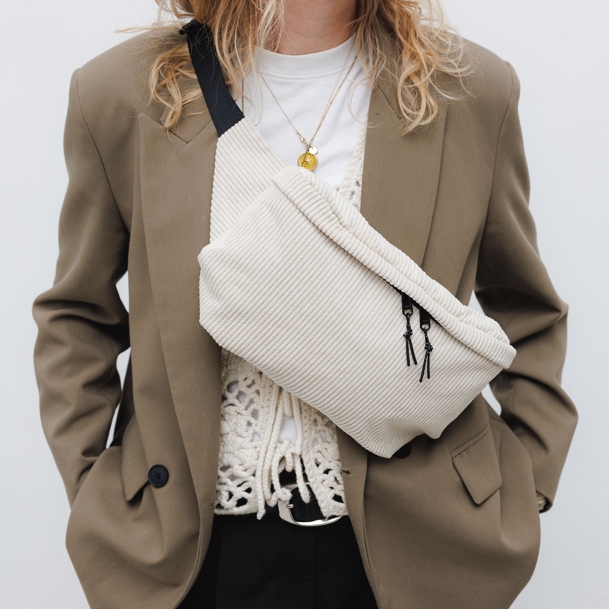 Zipper Puller (2 Stück) Schwarz/Weiß Vorderansicht (0) #farbe_Schwarz/Weiß