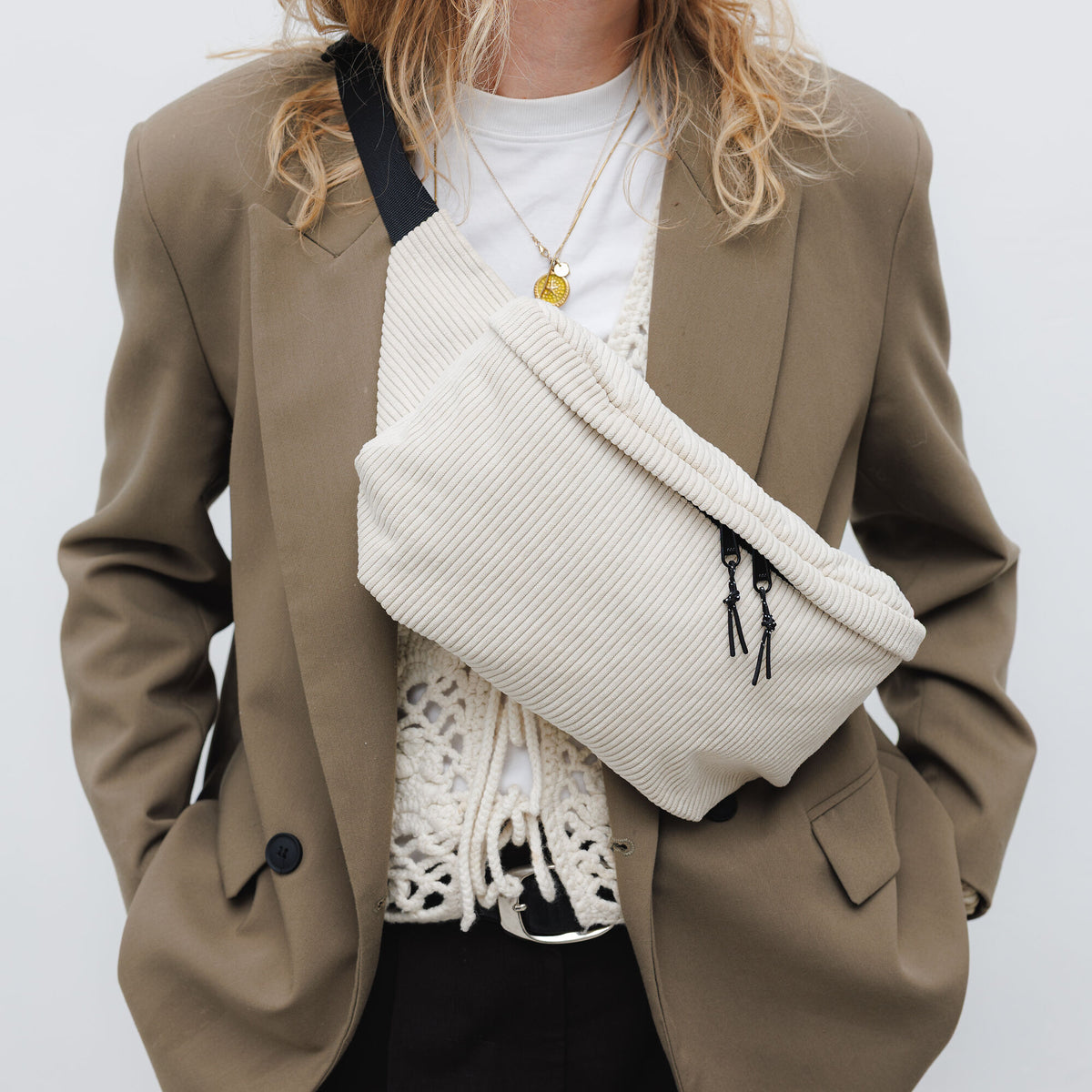 Zipper Puller (2 Stück) Schwarz/Weiß Vorderansicht (0) #farbe_Schwarz/Weiß