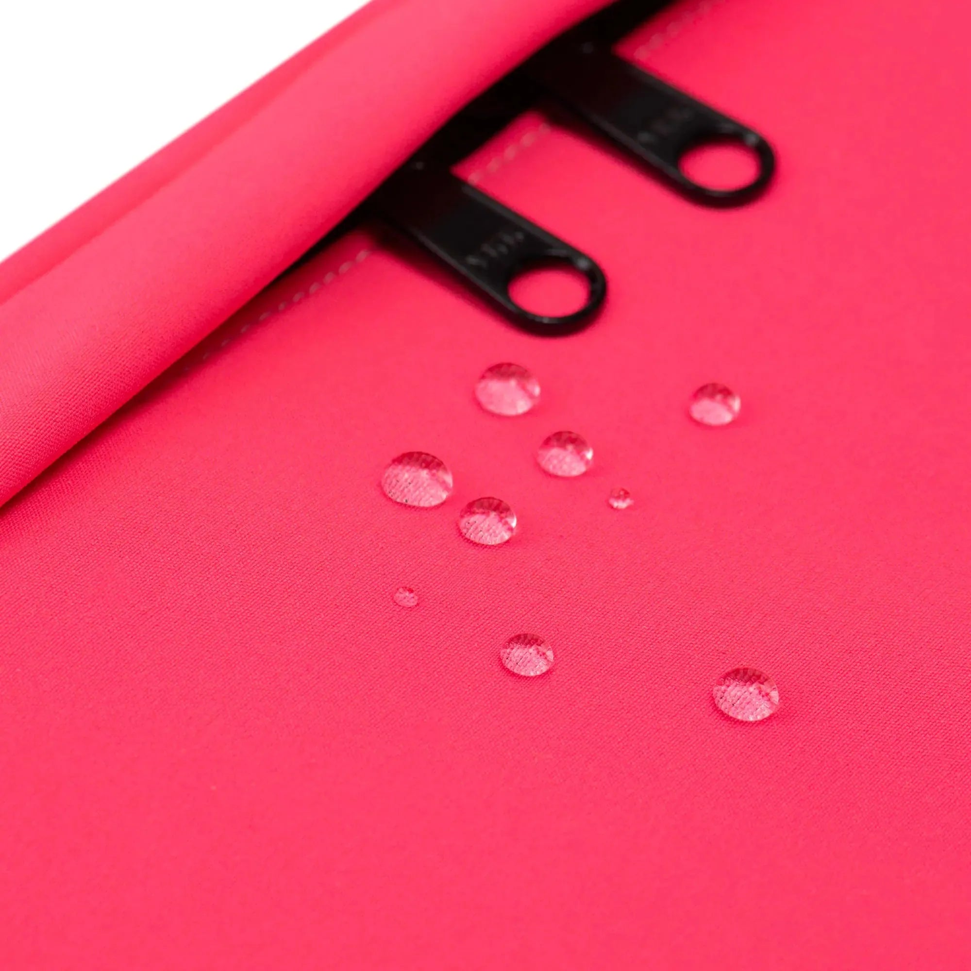 Bauchtasche eckig, Softshell Neonpink Detail2 (2) #farbe_Neonpink