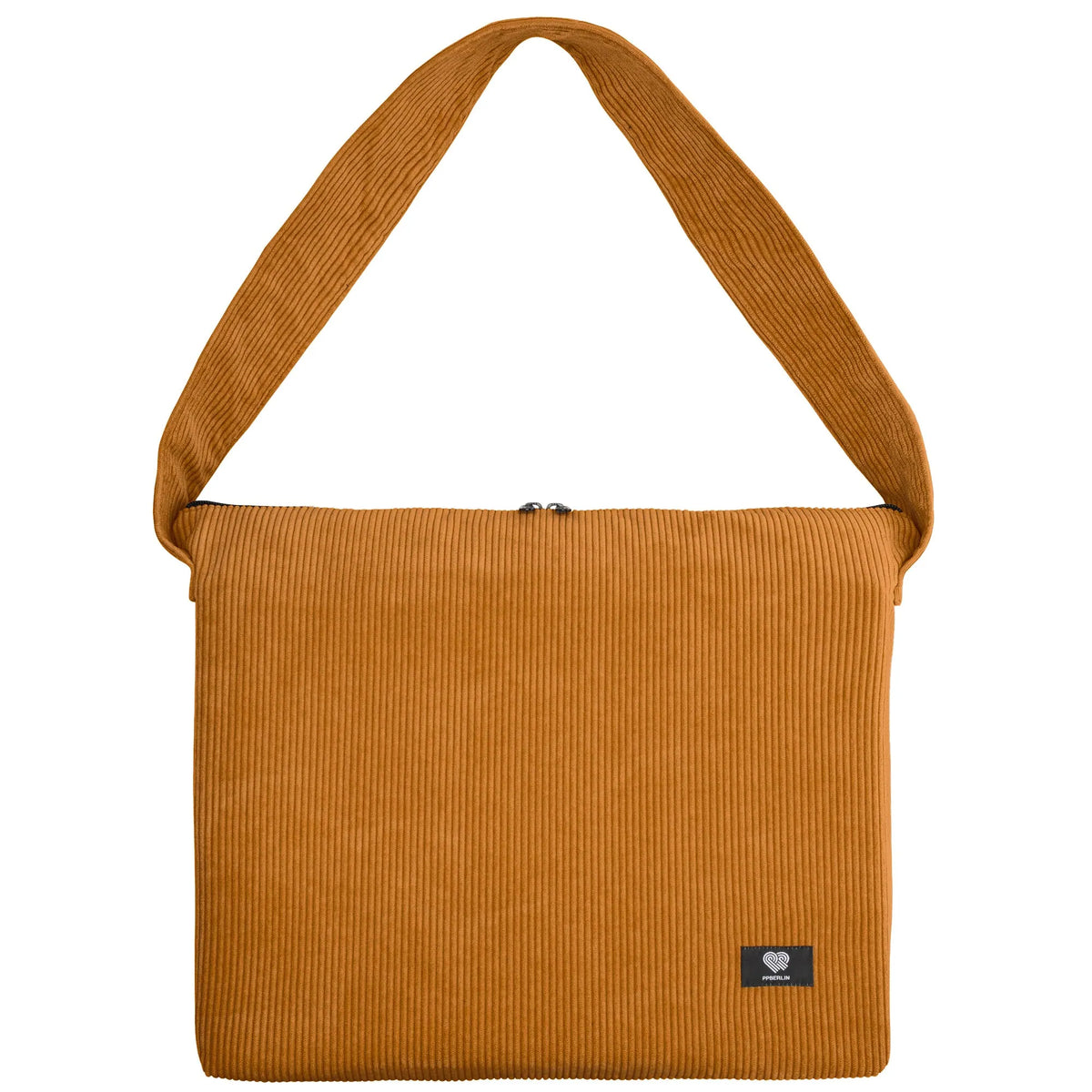Schultertasche Groß Cord Ocker Vorderansicht (0) #farbe_Ocker