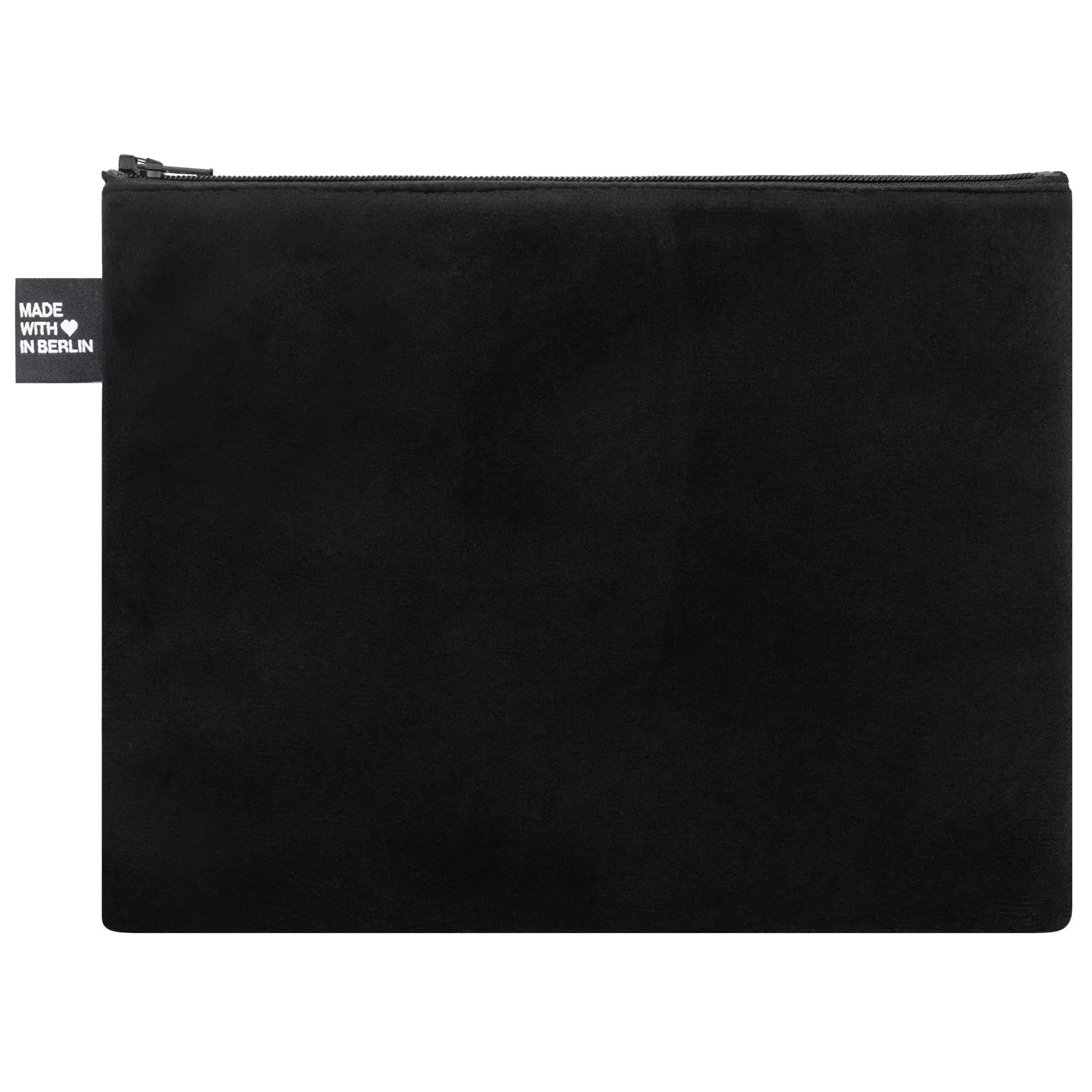 Etui Groß in schwarzem Samt Rückseite #farbe_schwarz