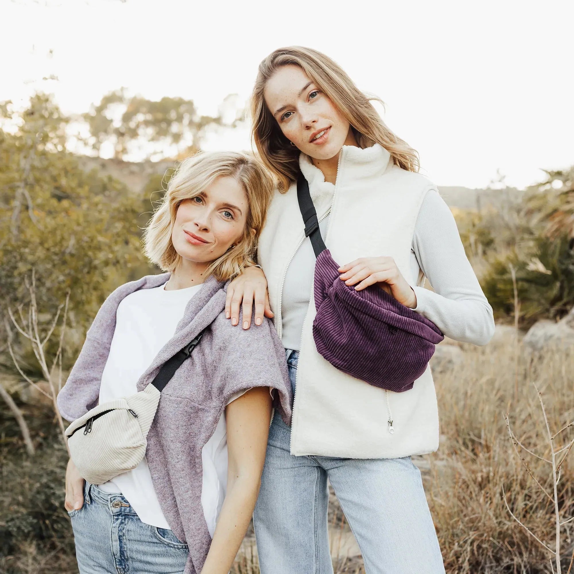 Bauchtaschen Bundle Eckig "Groß & Medium"