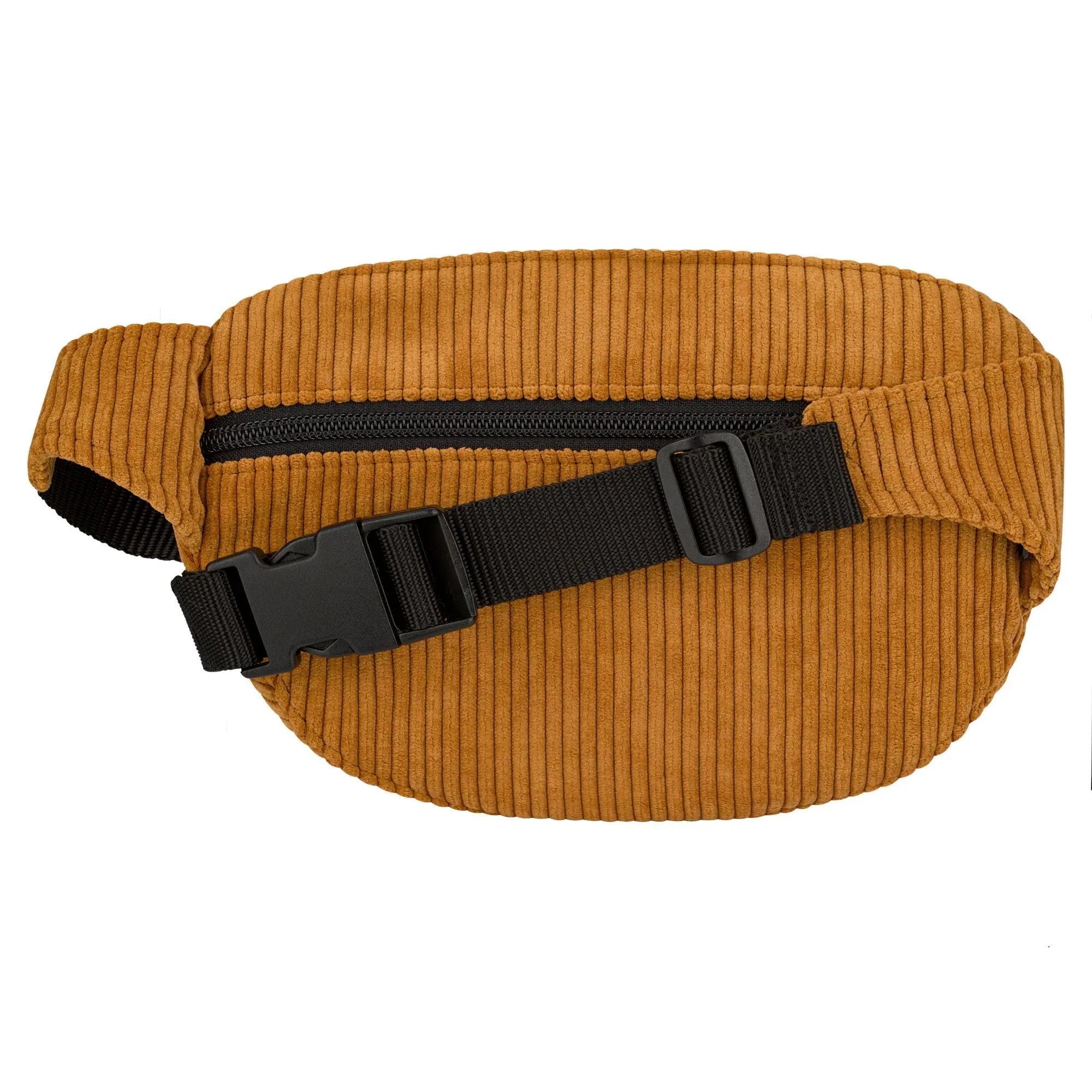 Bauchtasche klassisch, Cord Ocker Rückansicht (1) #farbe_Ocker