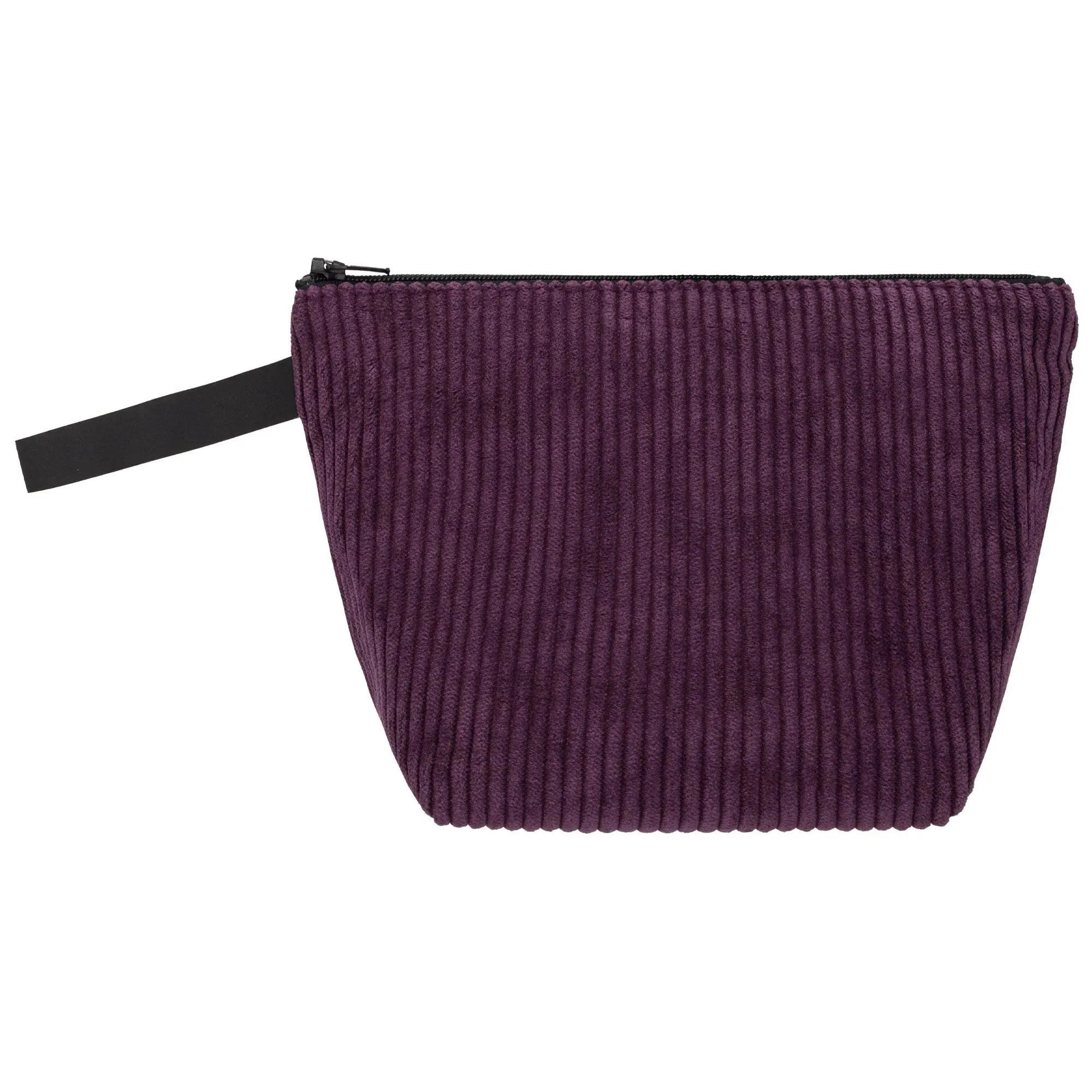 Kulturbeutel klein Cord Aubergine Rückansicht (1) #farbe_Aubergine