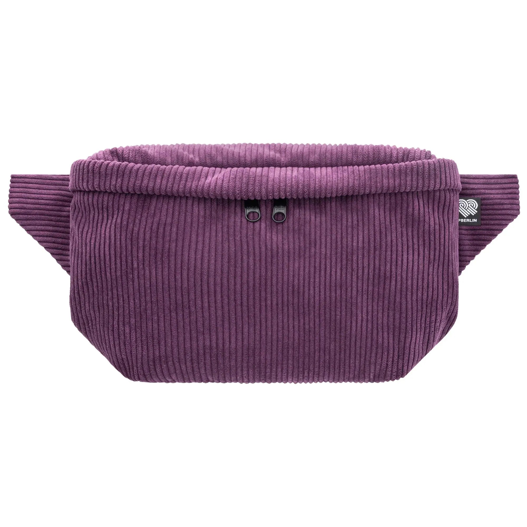 Bauchtasche groß, Cord aubergine Vorderseite (0) #farbe_aubergine