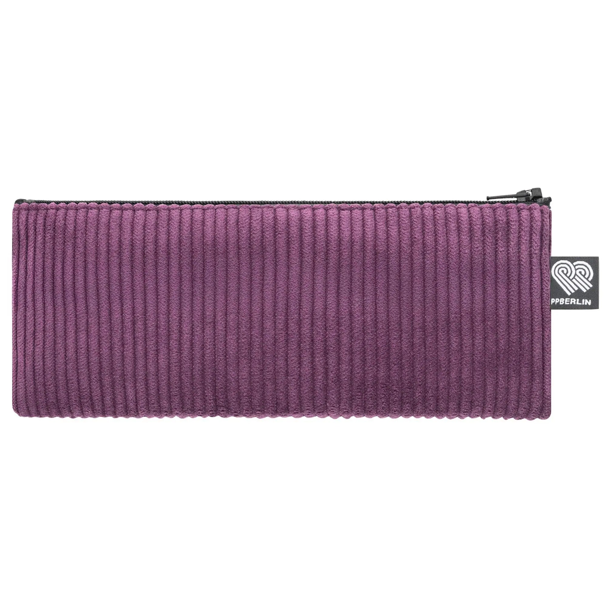 Etui lang, Cord Aubergine Vorderansicht (0) #farbe_Aubergine
