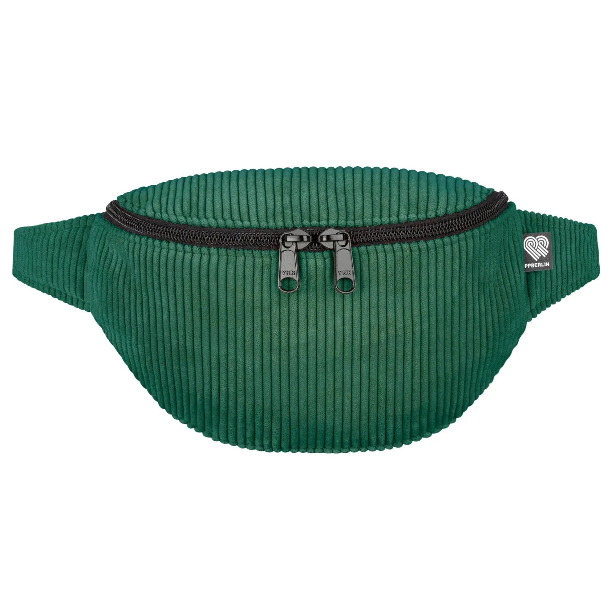 Bauchtasche klassisch, Cord Grün Vorderansicht (0) #farbe_Grün