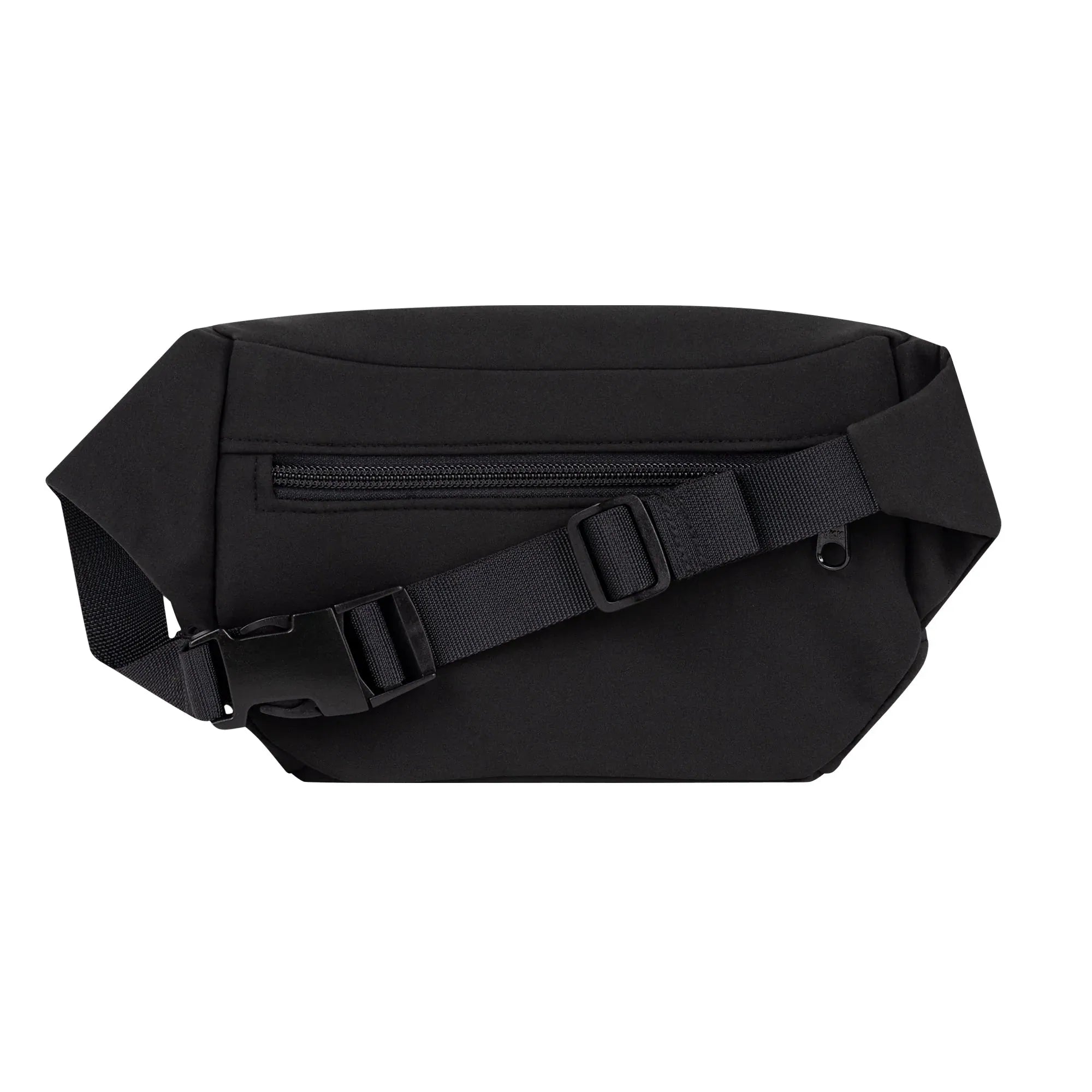 Bauchtasche eckig, Softshell Schwarz Rückansicht (1) #farbe_Schwarz