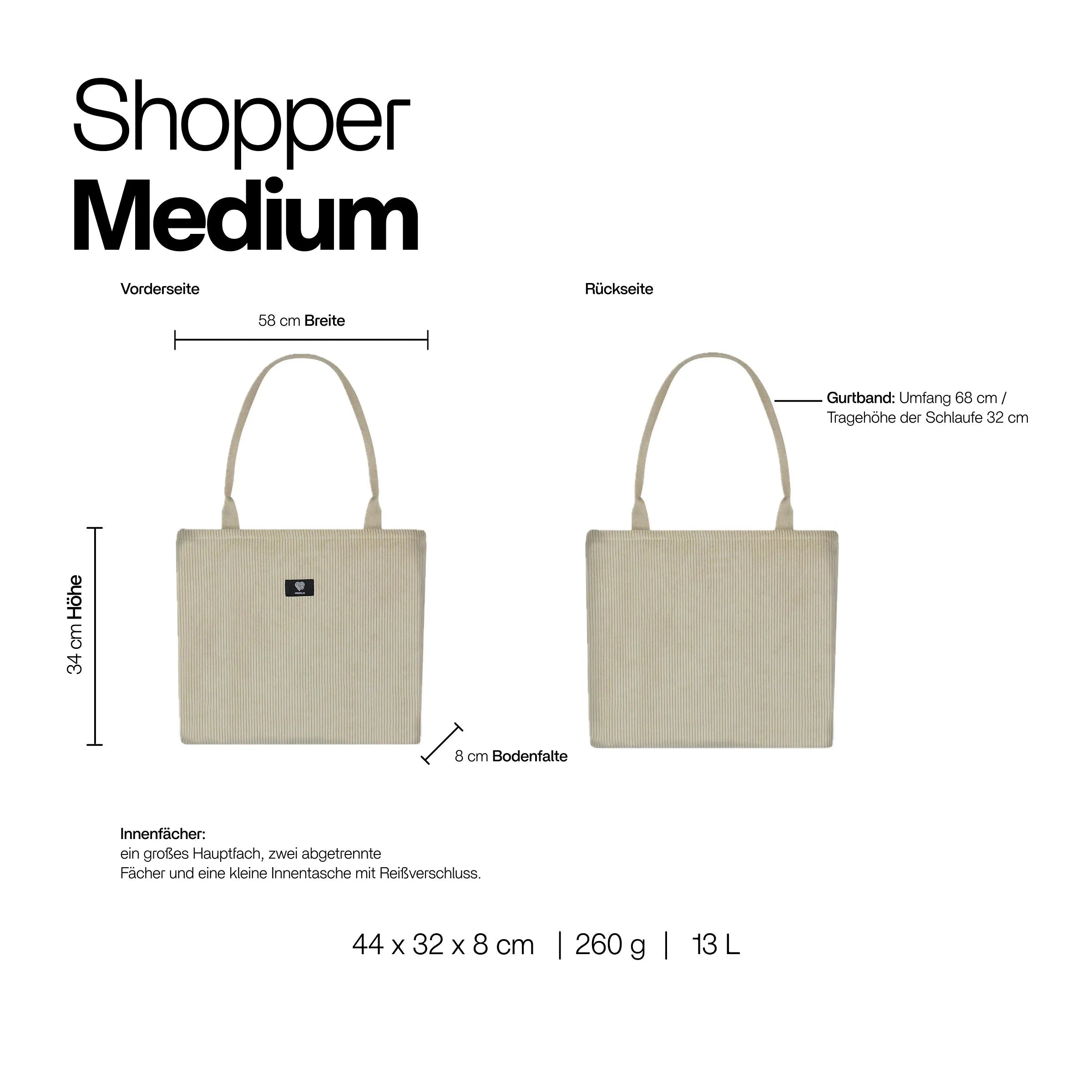 Shopperbag Medium Cord