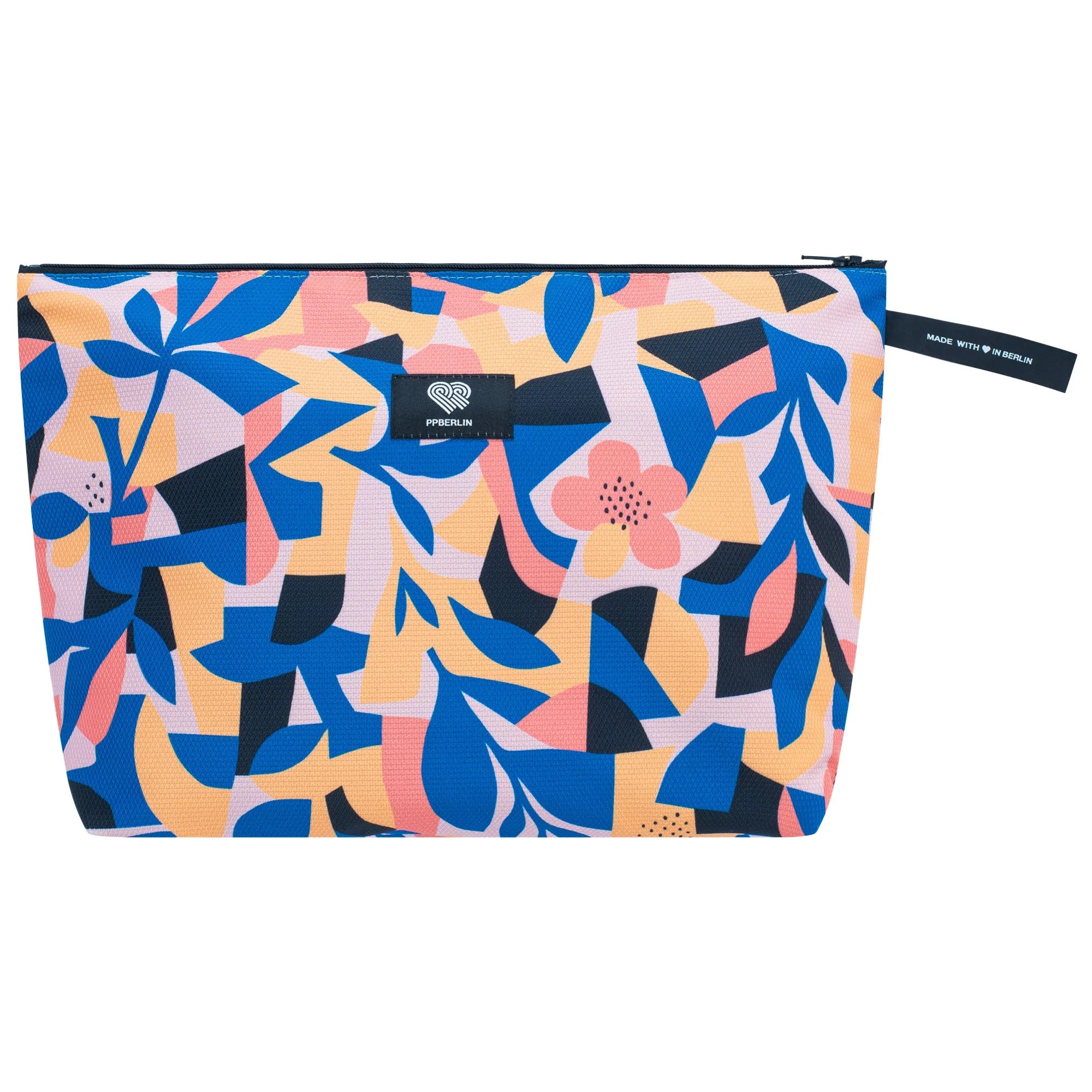 Kulturbeutel Groß Meeresplastik Limited Edition 01 Floral Vorderansicht (0) #größe_groß