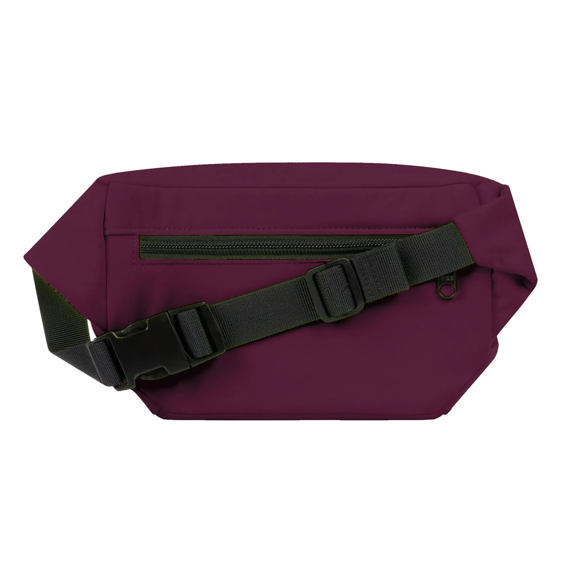 Bauchtasche eckig, Softshell Weinrot Rückansicht (1) #farbe_weinrot