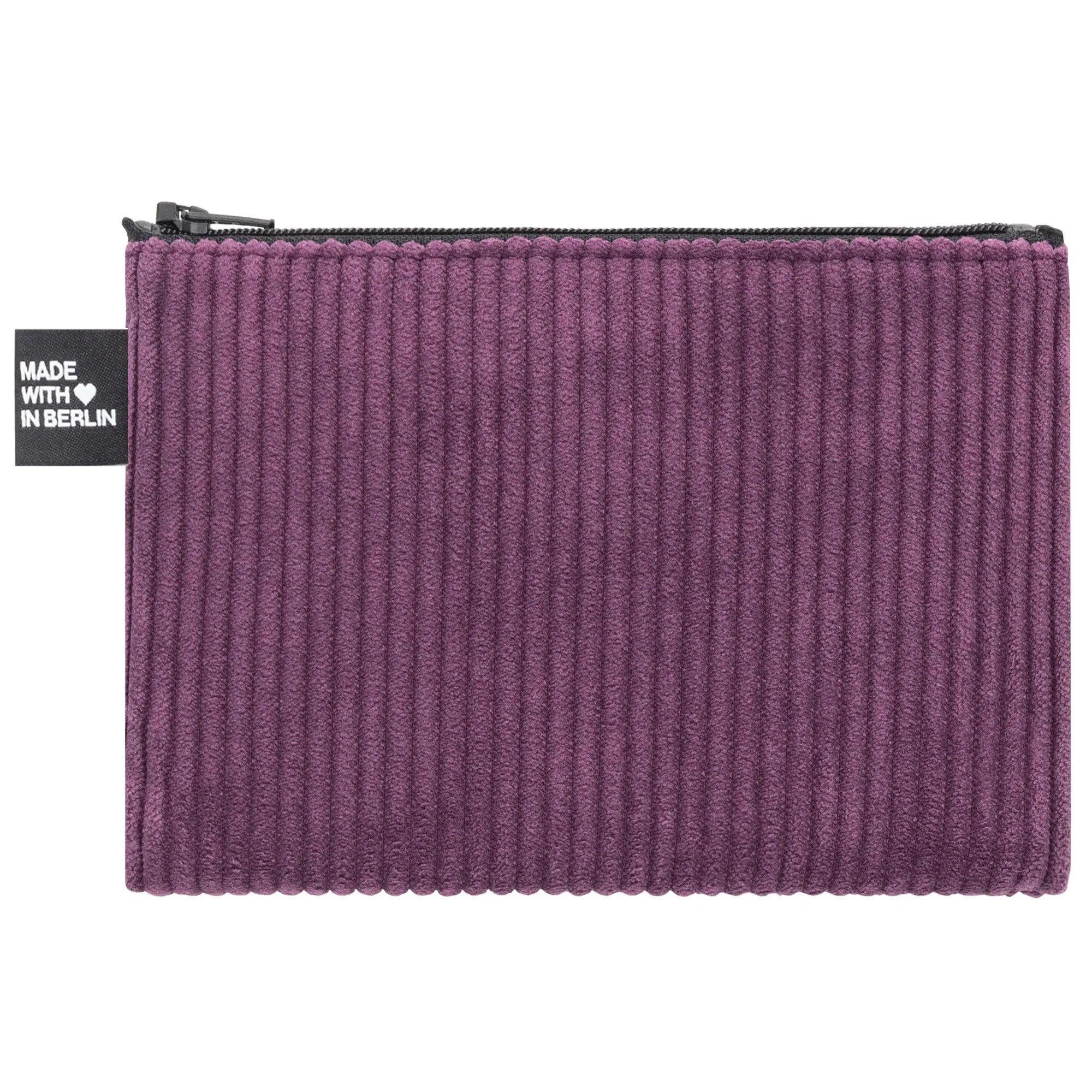 Etui medium, Cord Aubergine Rückansicht (1) #farbe_Aubergine