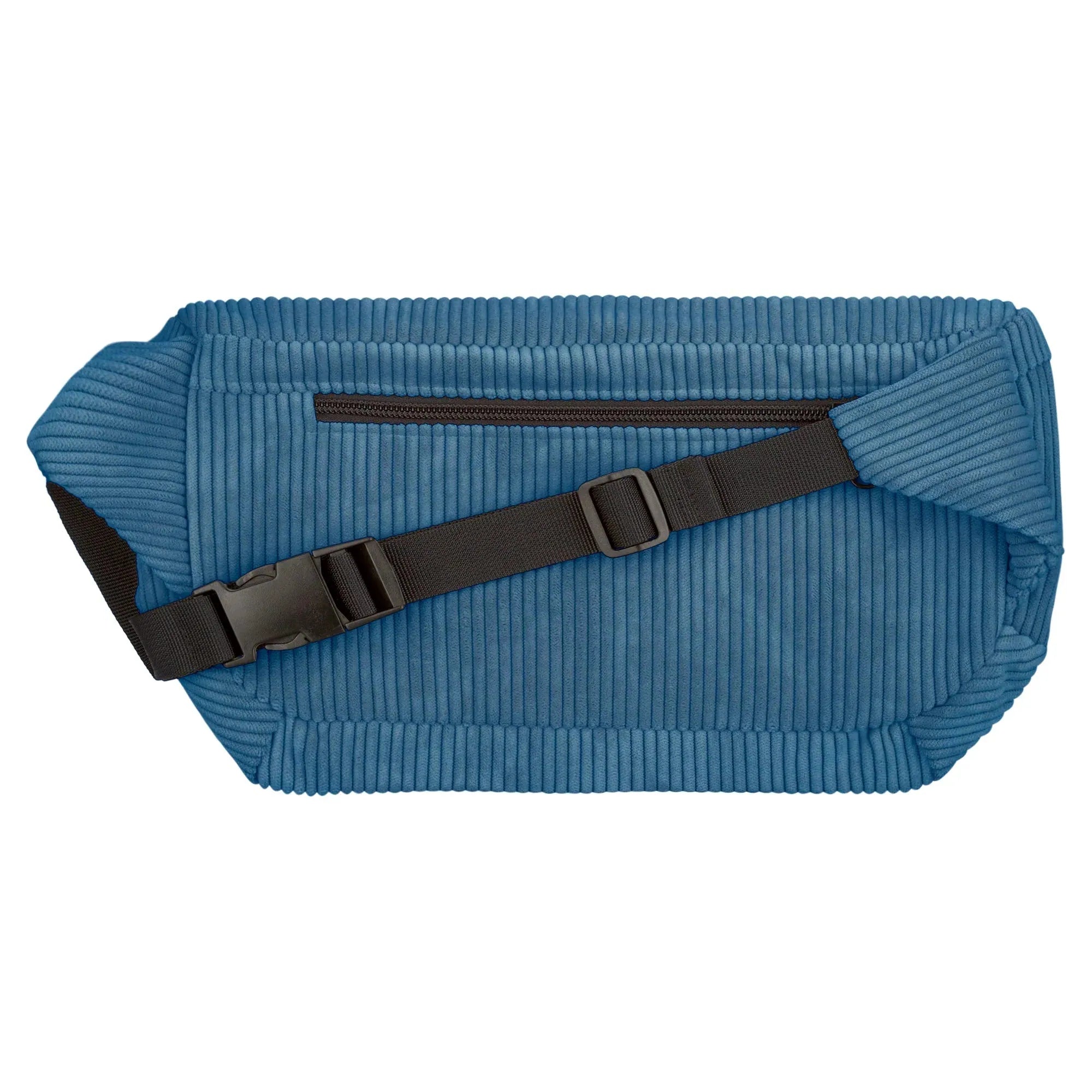 Bauchtasche groß, Cord blau Rückseite (1) #farbe_blau