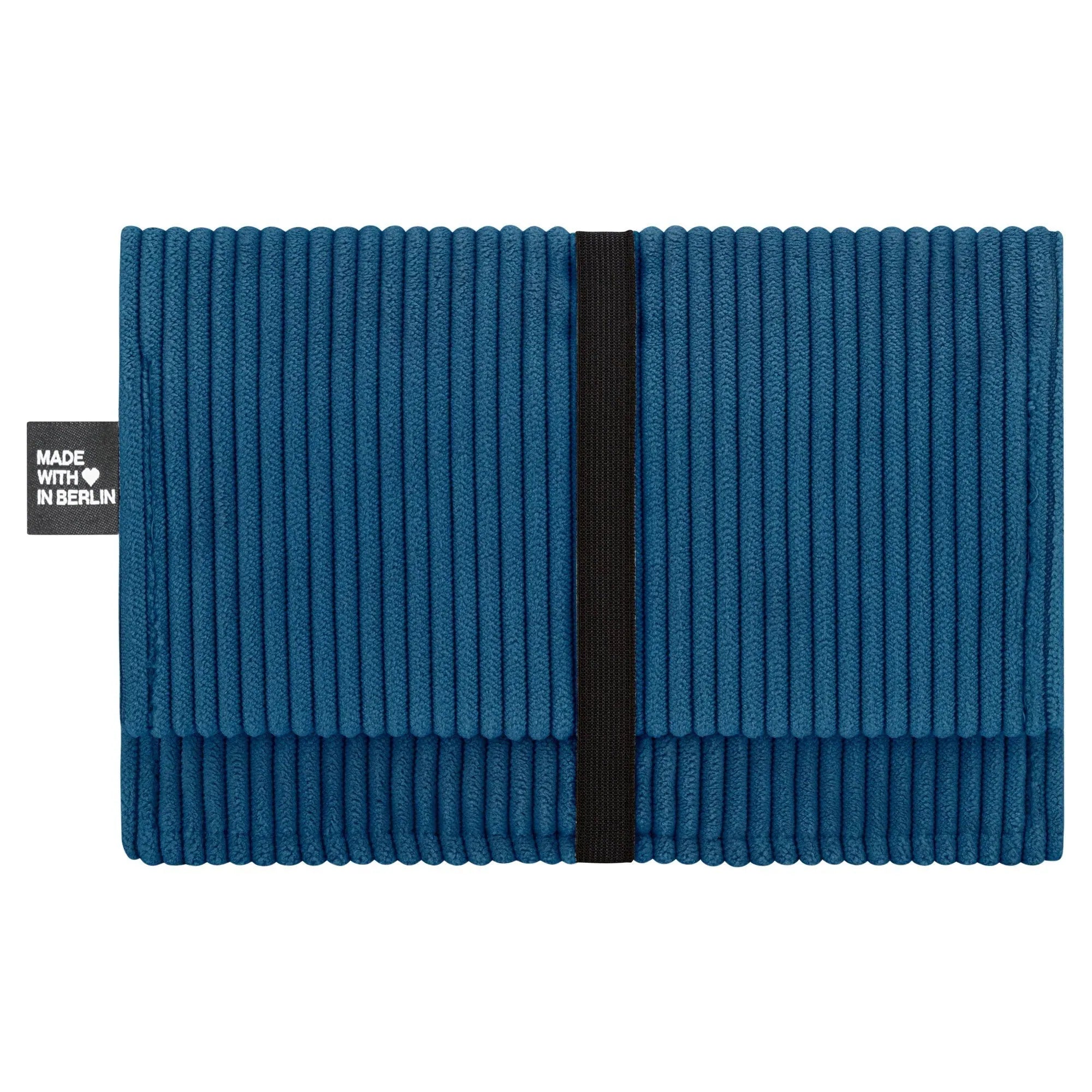 Tabaktasche, Cord Blau Rückansicht (1) #farbe_Blau