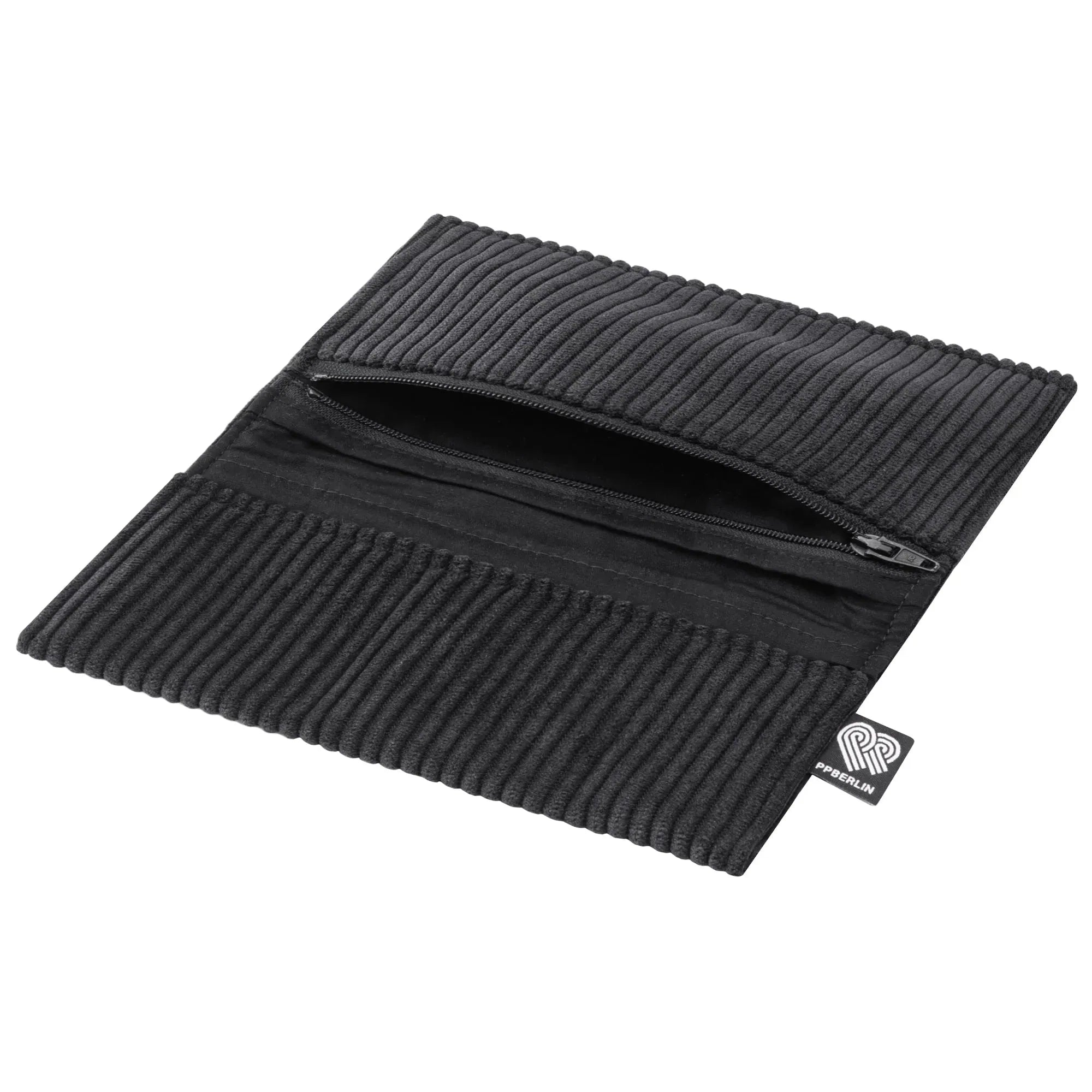 Tabaktasche, Cord Schwarz Innenansicht (2) #farbe_Schwarz