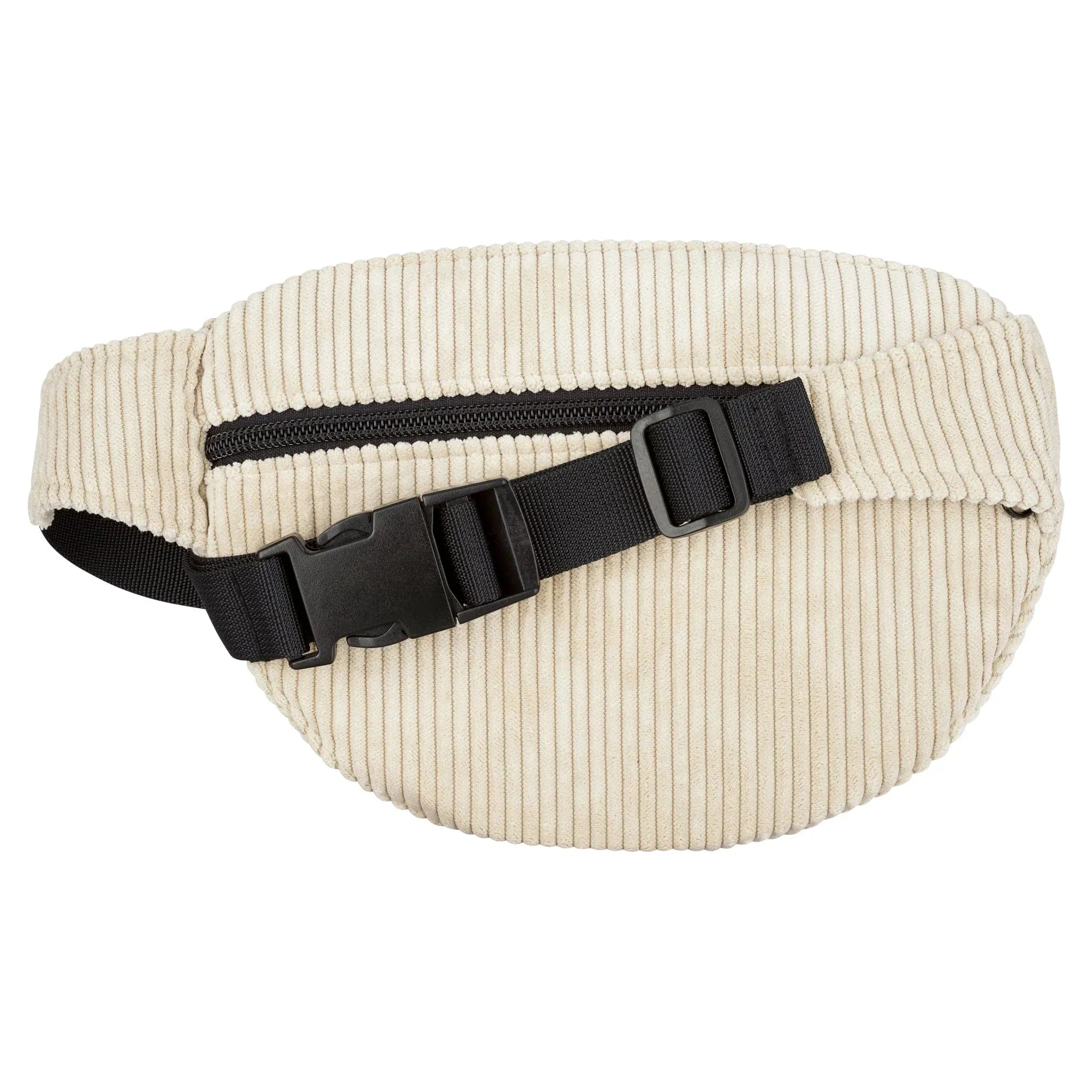 Bauchtasche klassisch, Cord Beige Rückansicht (1) #farbe_Beige