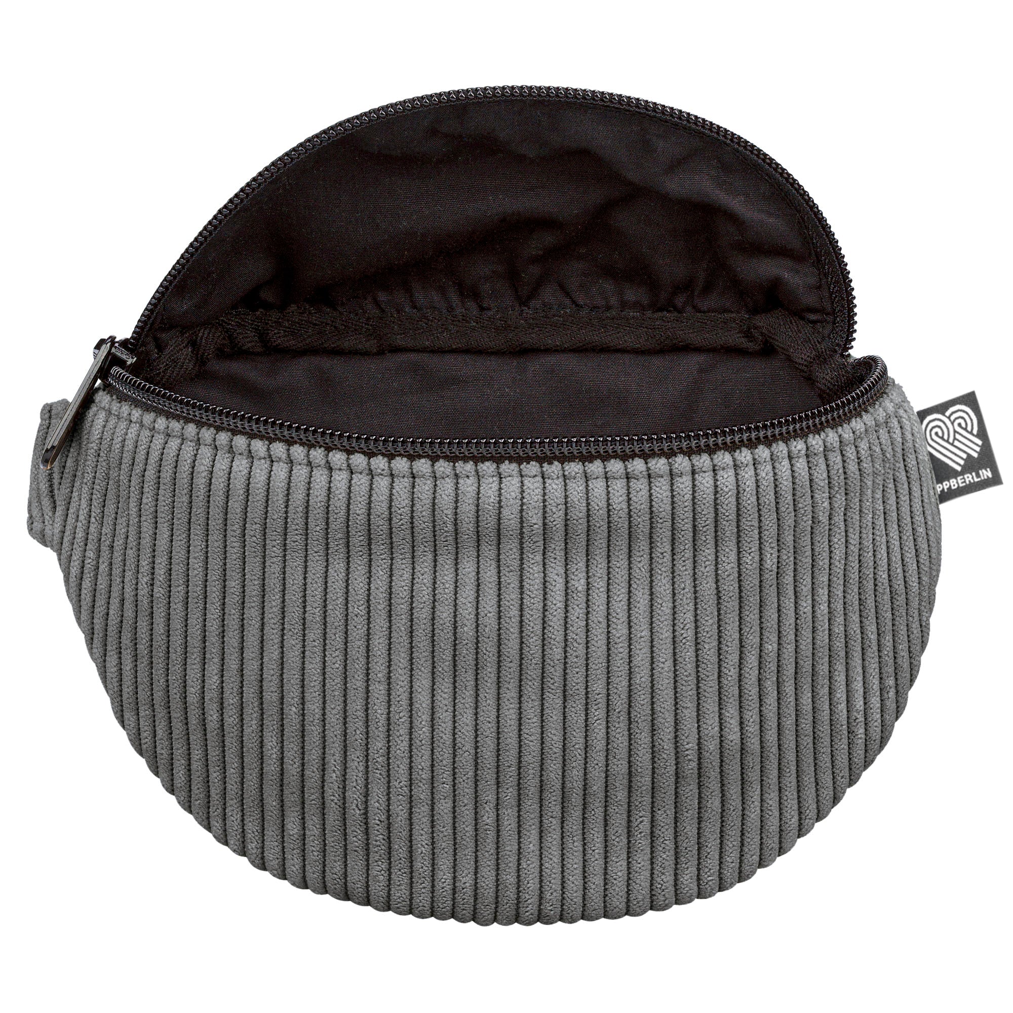 Bauchtasche mini, Cord grau (2) #farbe_grau