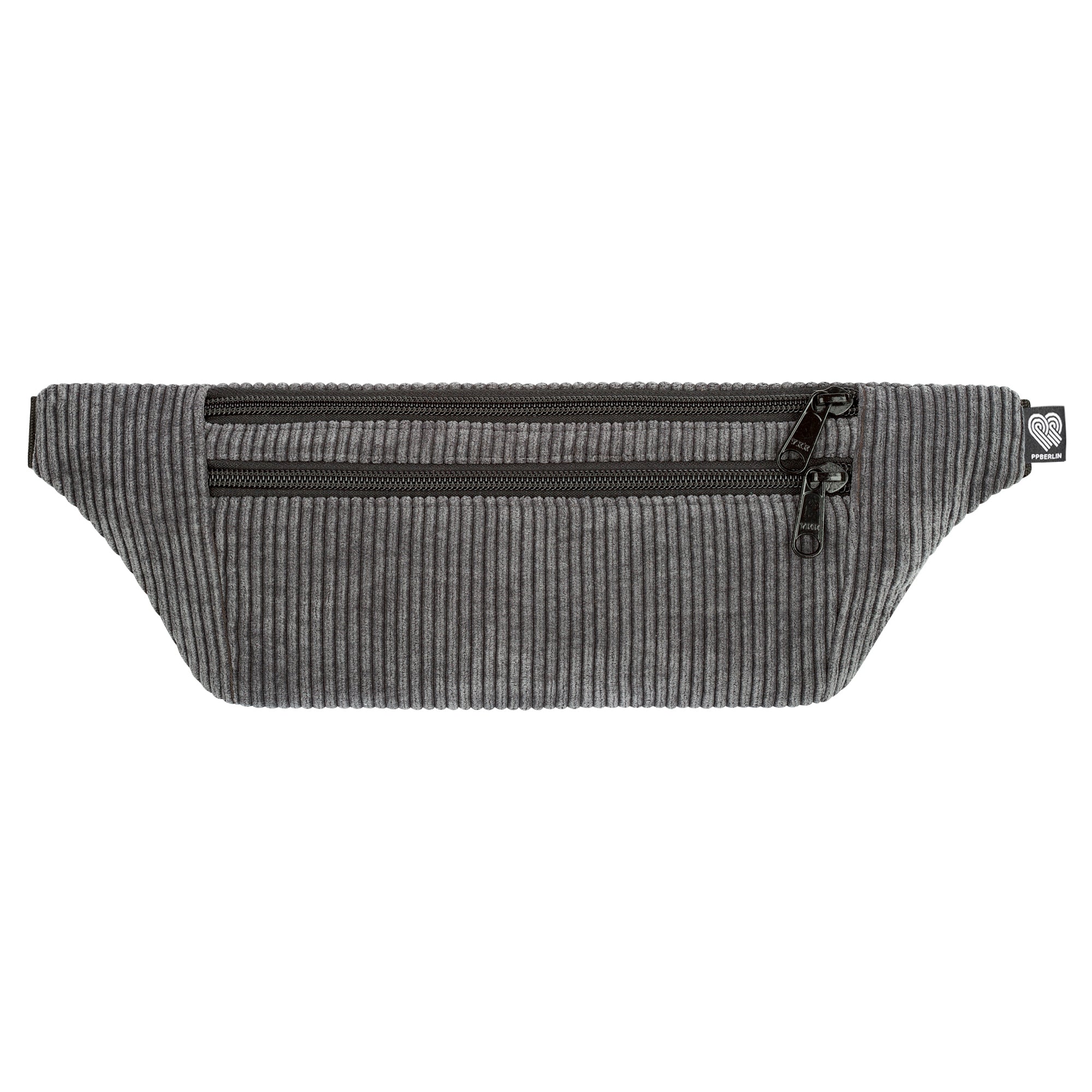 Bauchtasche flach, Cord grau (0) #farbe_grau